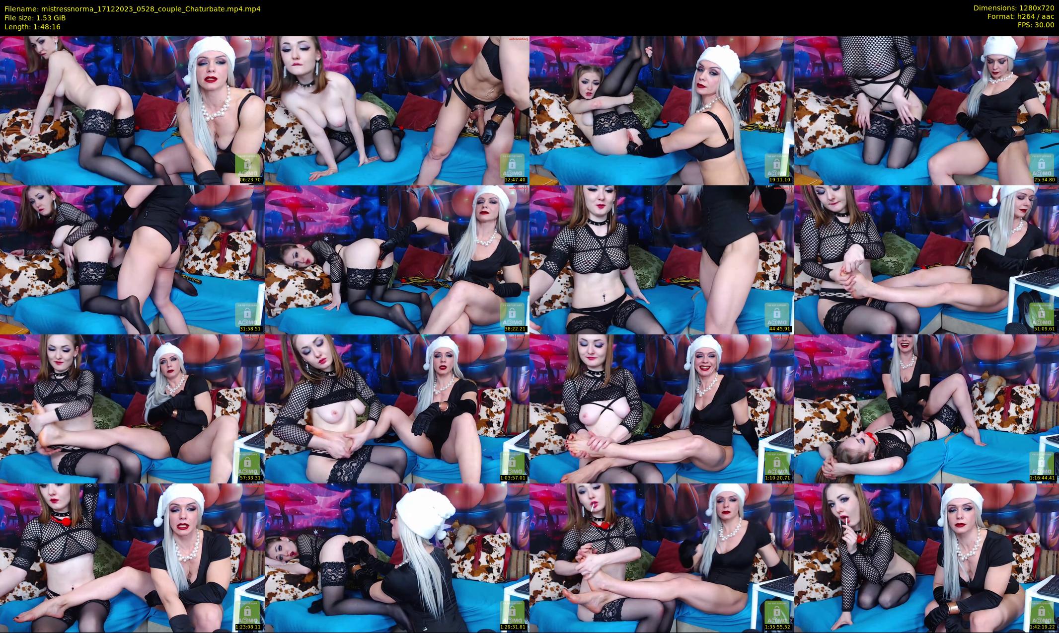 mistressnorma — 109 minute Chaturbate female cam show recording, 720p, Dec 17, 2023