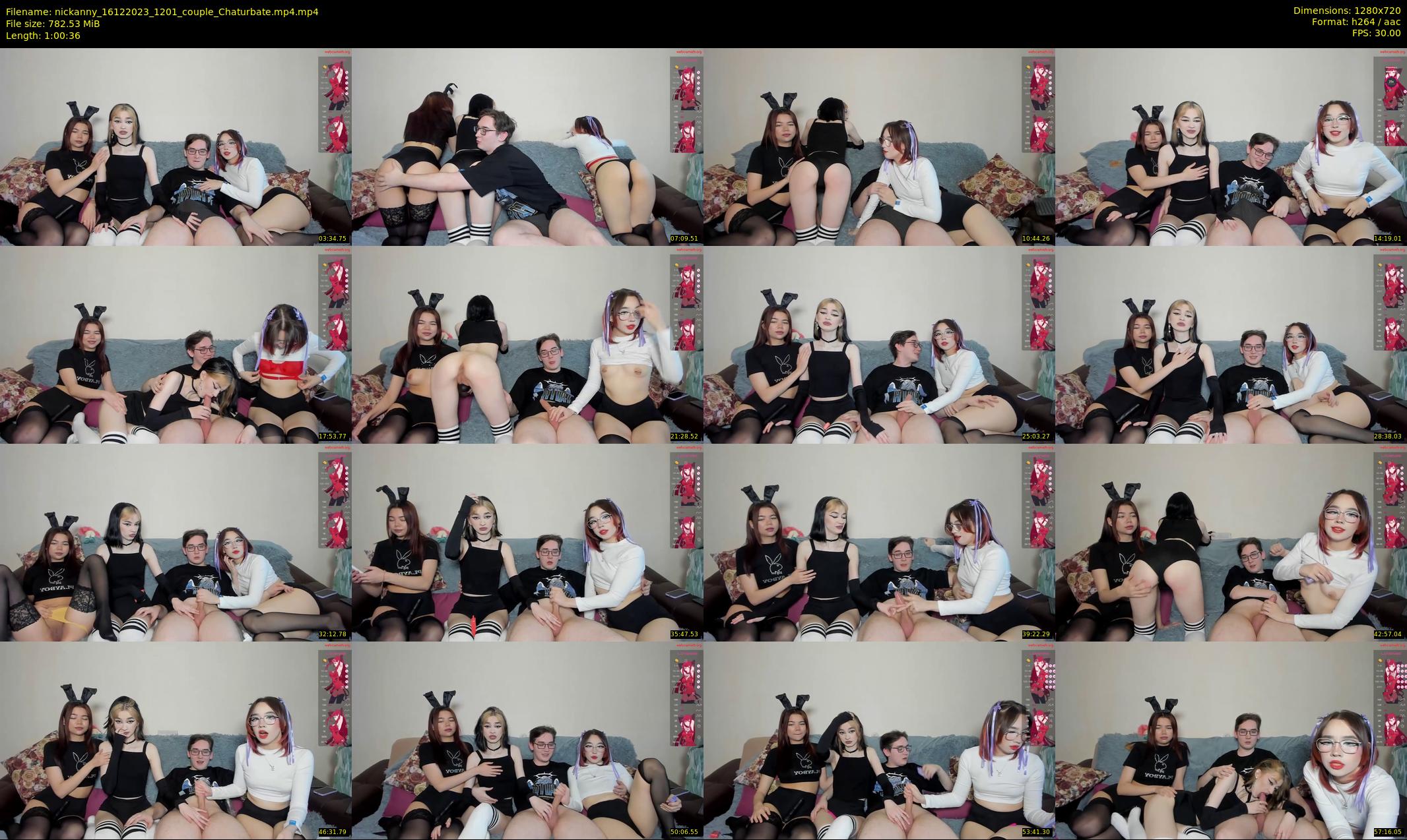 nickanny — 61 minute Chaturbate couple cam show recording, 720p, Dec 16, 2023