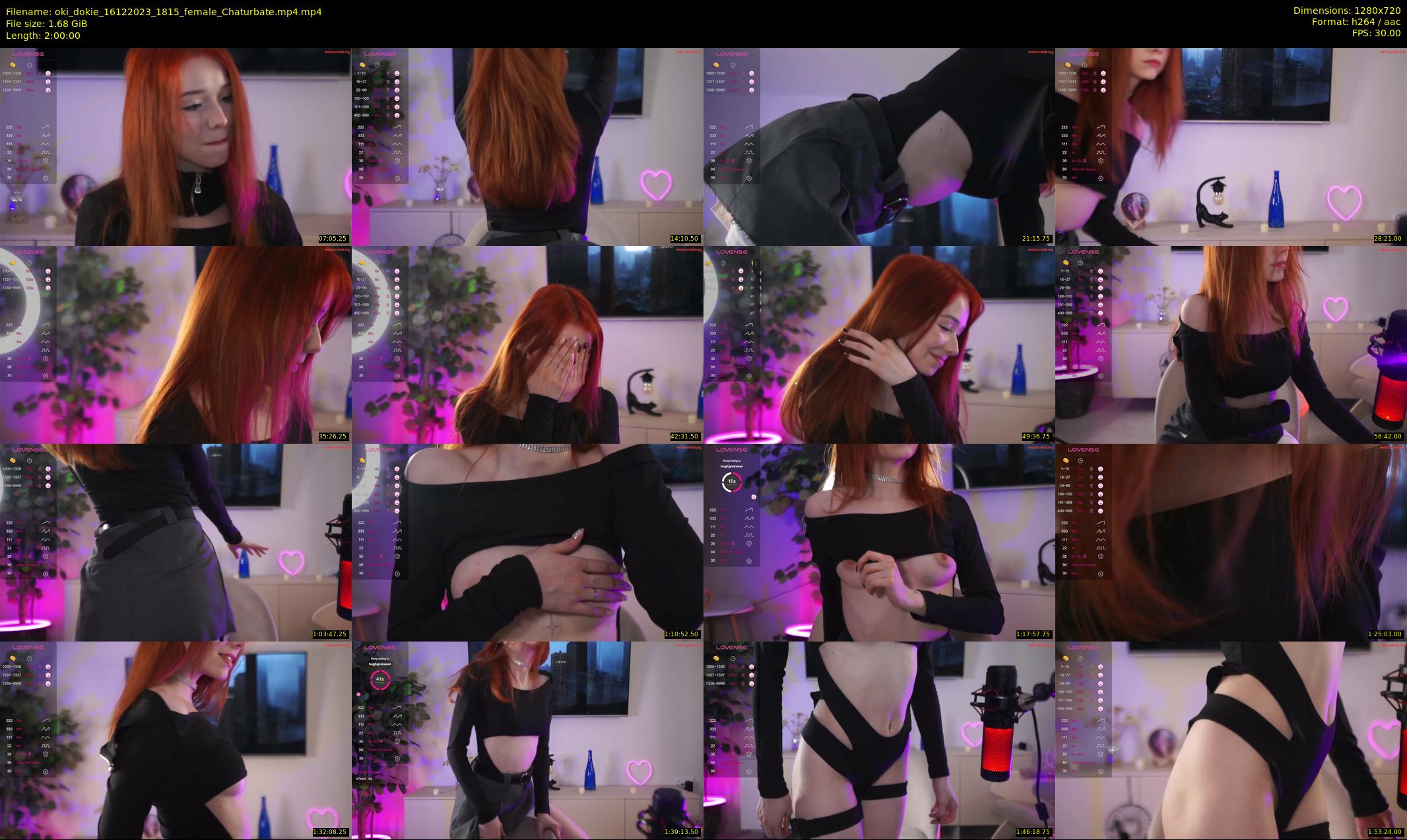 oki_dokie — 120 minute Chaturbate female cam show recording, 720p, Dec 16, 2023