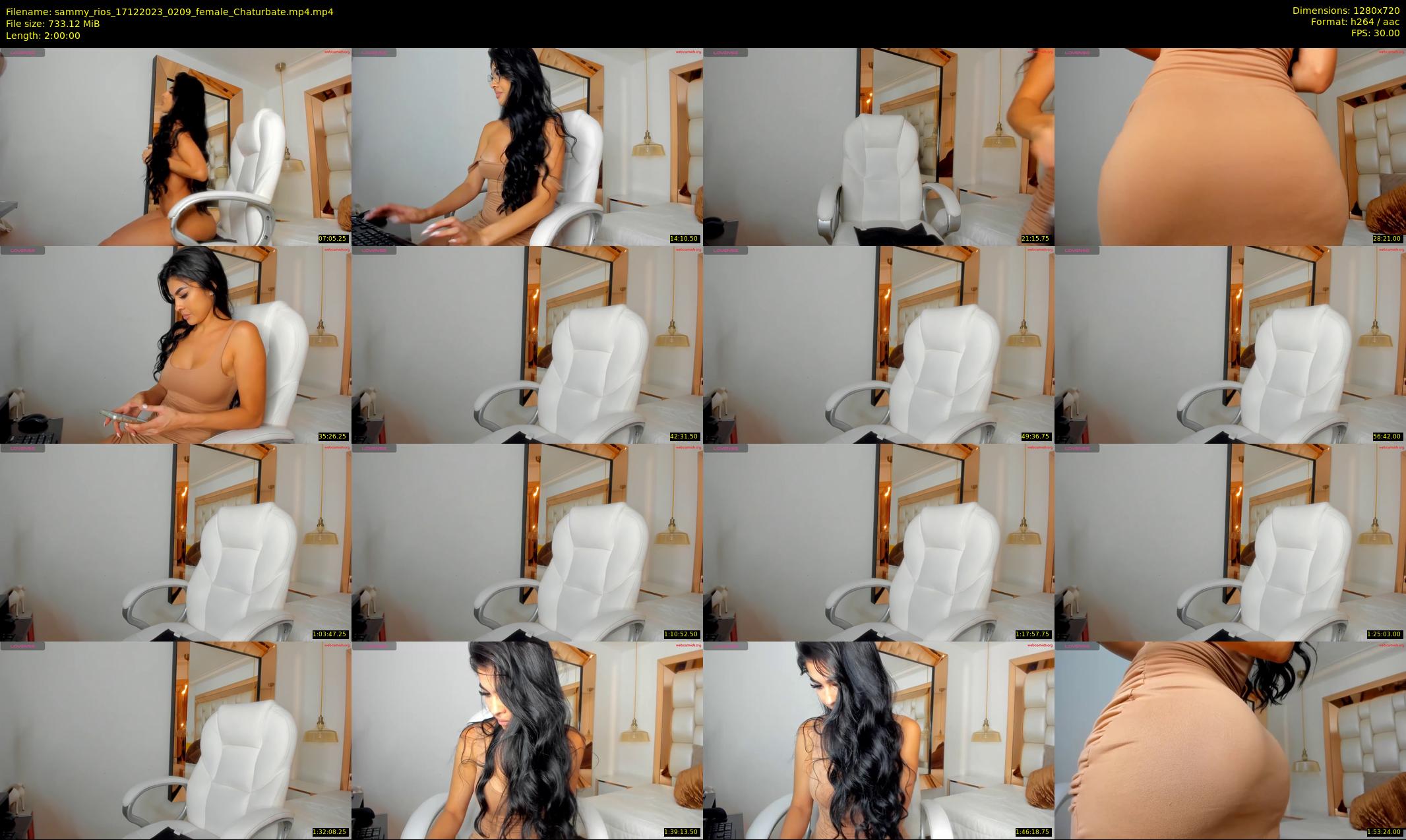 sammy_rios — 120 minute Chaturbate female cam show recording, 720p, Dec 17, 2023