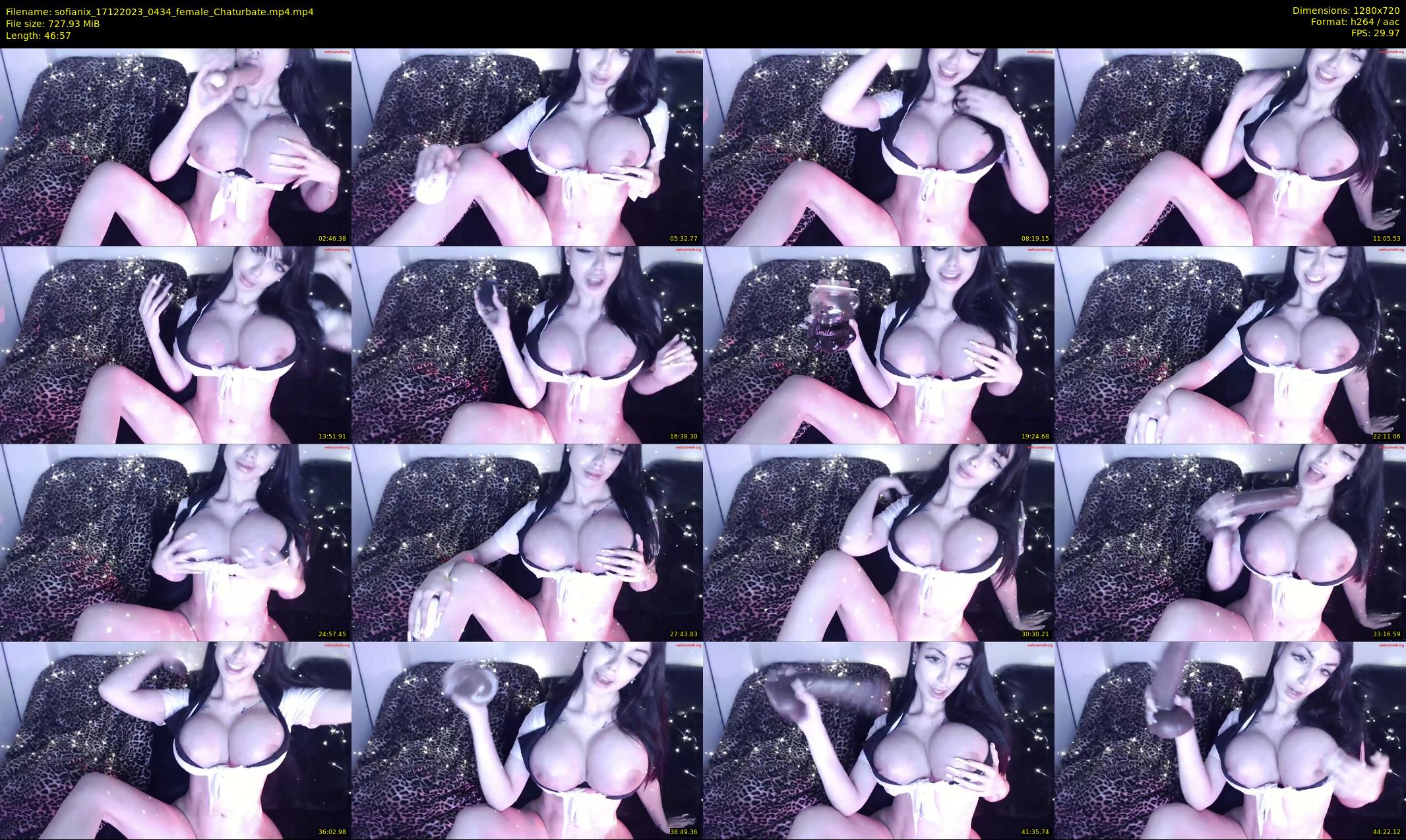 sofianix — 47 minute Chaturbate female cam show recording, 720p, Dec 17, 2023