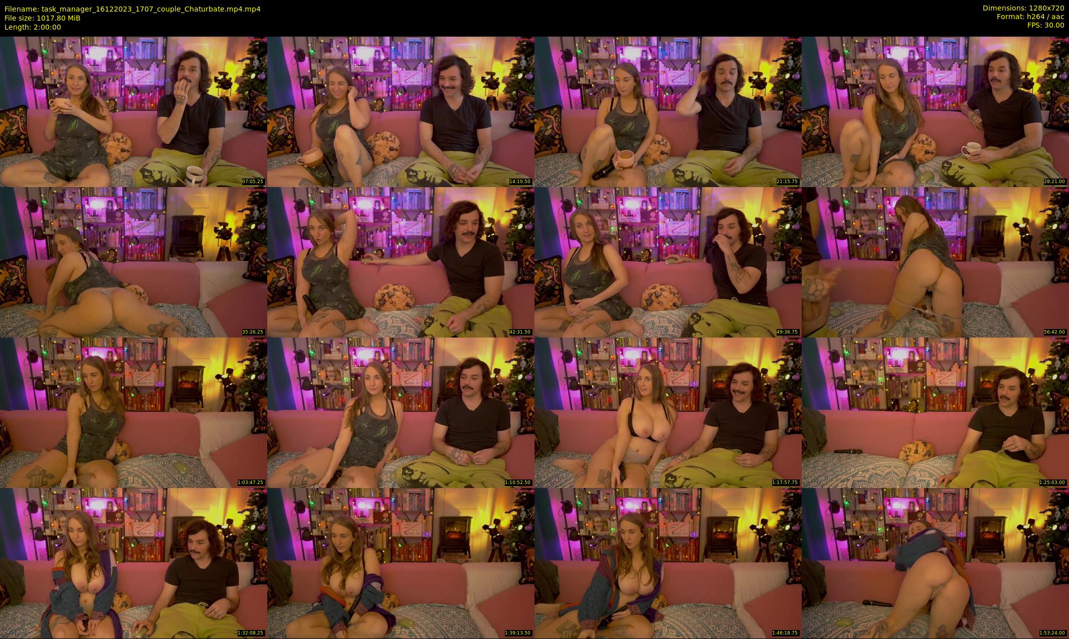 task_manager — 120 minute Chaturbate couple cam show recording, 720p, Dec 16, 2023