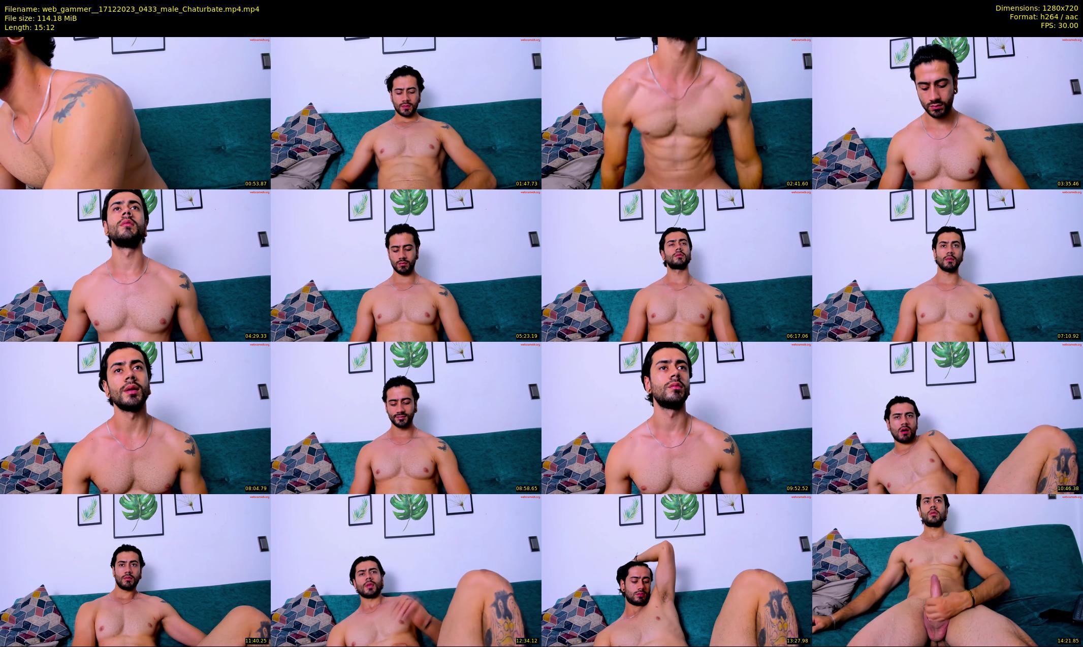 web_gammer_ — 16 minute Chaturbate male cam show recording, 720p, Dec 17, 2023