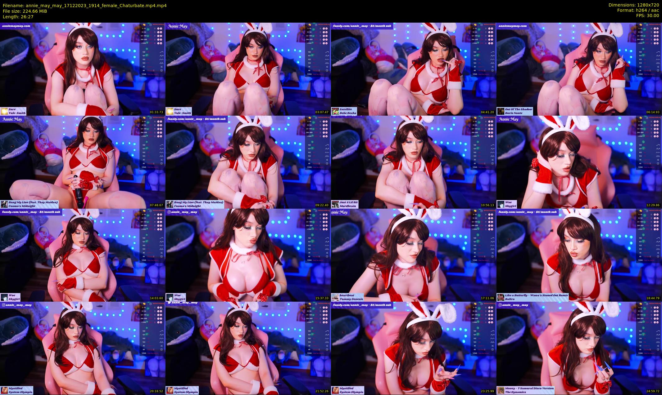 annie_may_may — 27 minute Chaturbate female cam show recording, 720p, Dec 17, 2023