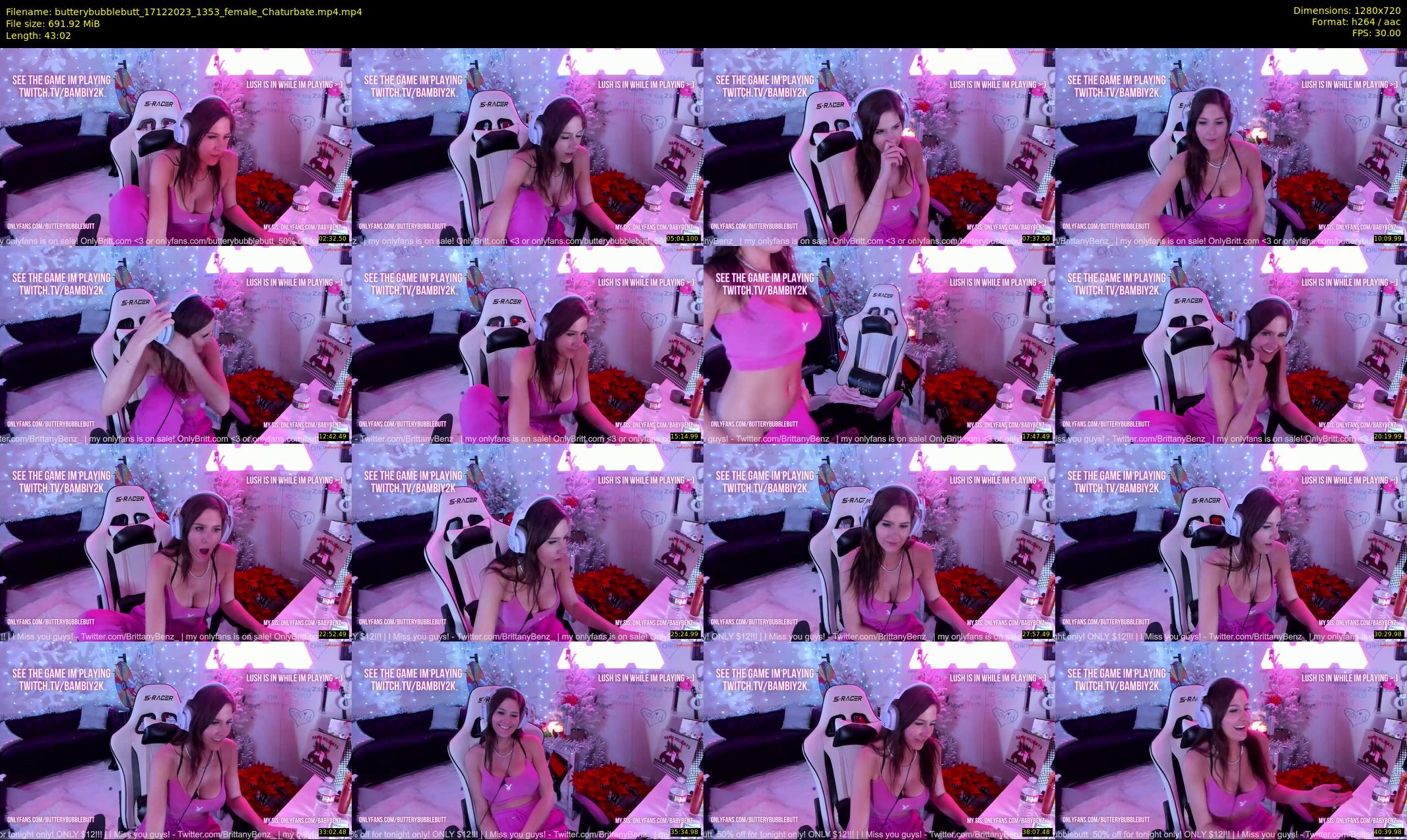 butterybubblebutt — 44 minute Chaturbate couple cam show recording, 720p, Dec 17, 2023