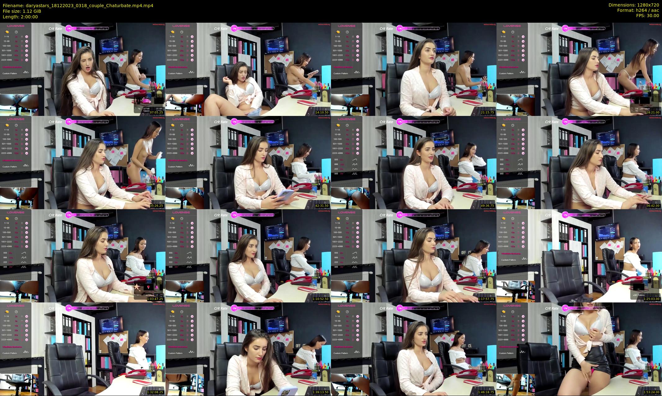 daryastars — 120 minute Chaturbate couple cam show recording, 720p, Dec 18, 2023