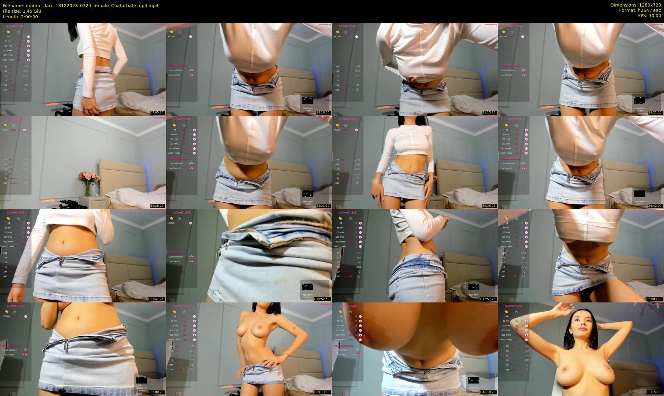 emma_clarc — 120 minute Chaturbate female cam show recording, 720p, Dec 18, 2023