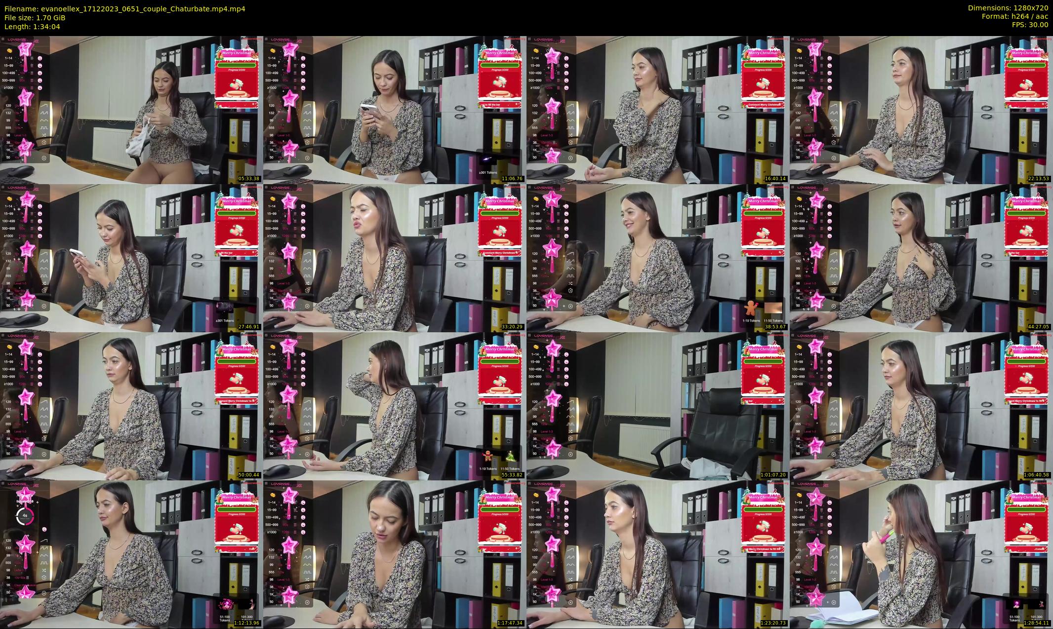 evanoellex — 95 minute Chaturbate female cam show recording, 720p, Dec 17, 2023