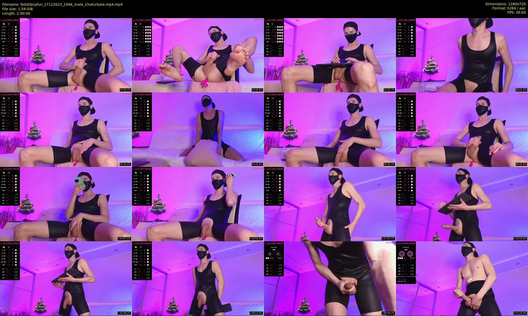 fetishboyfun — 120 minute Chaturbate male cam show recording, 720p, Dec 17, 2023