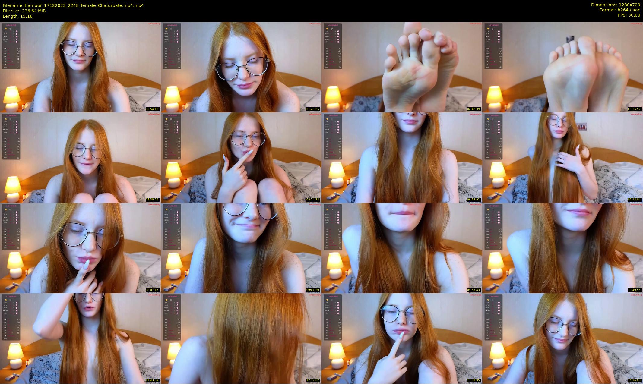 fiamoor — 16 minute Chaturbate female cam show recording, 720p, Dec 17, 2023