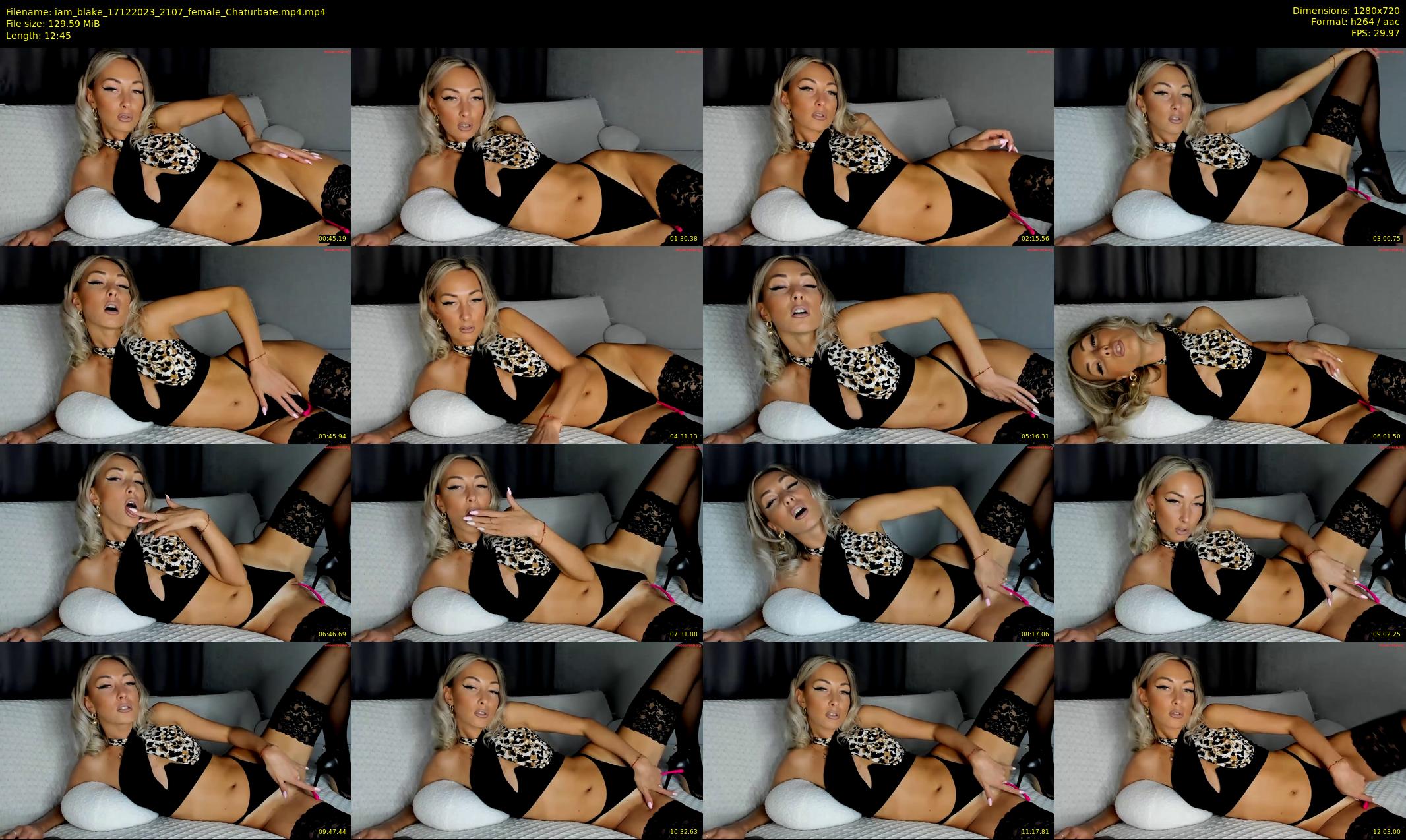 iam_blake — 13 minute Chaturbate female cam show recording, 720p, Dec 17, 2023