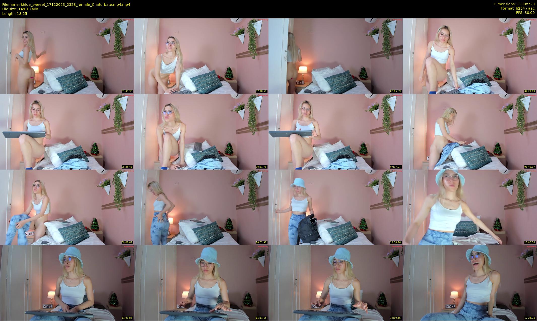 khloe_sweeet — 19 minute Chaturbate female cam show recording, 720p, Dec 17, 2023