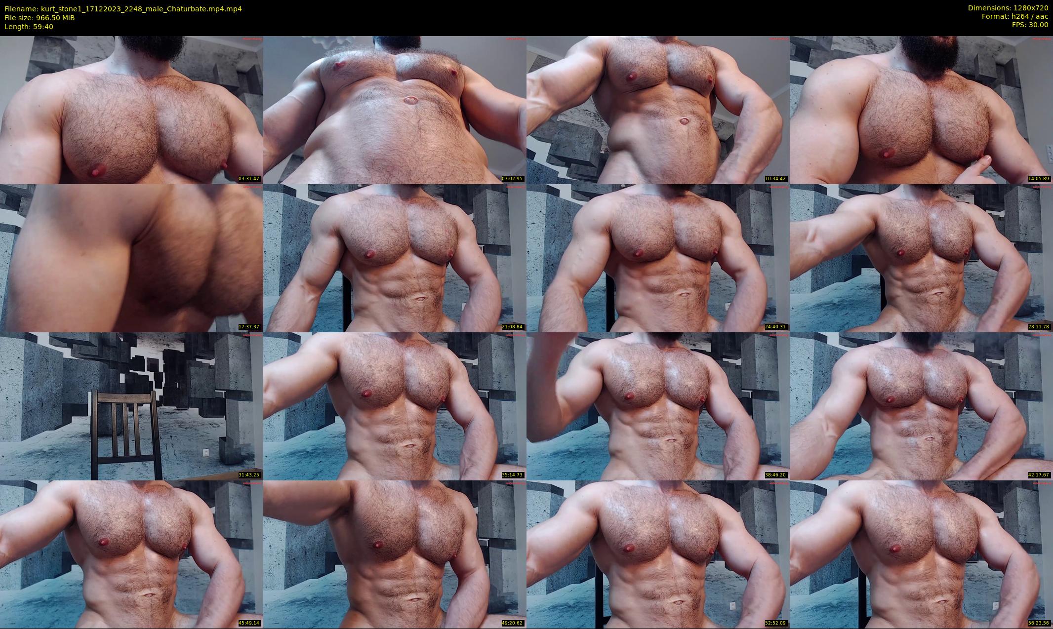 kurt_stone1 — 60 minute Chaturbate male cam show recording, 720p, Dec 17, 2023