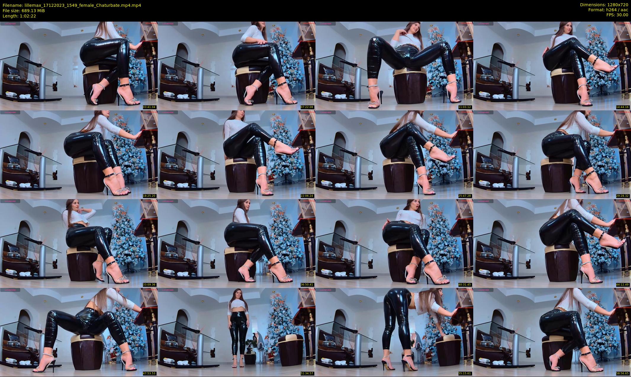 lillemax — 63 minute Chaturbate female cam show recording, 720p, Dec 17, 2023