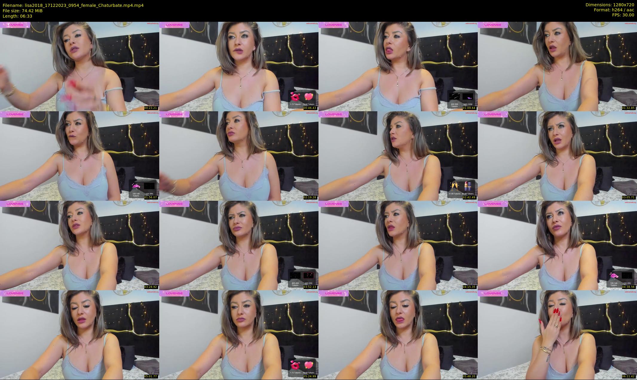 lisa2018 — 7 minute Chaturbate female cam show recording, 720p, Dec 17, 2023