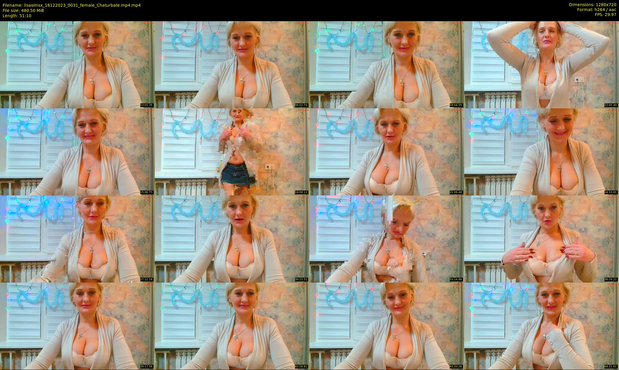 lisasimsx — 52 minute Chaturbate female cam show recording, 720p, Dec 18, 2023