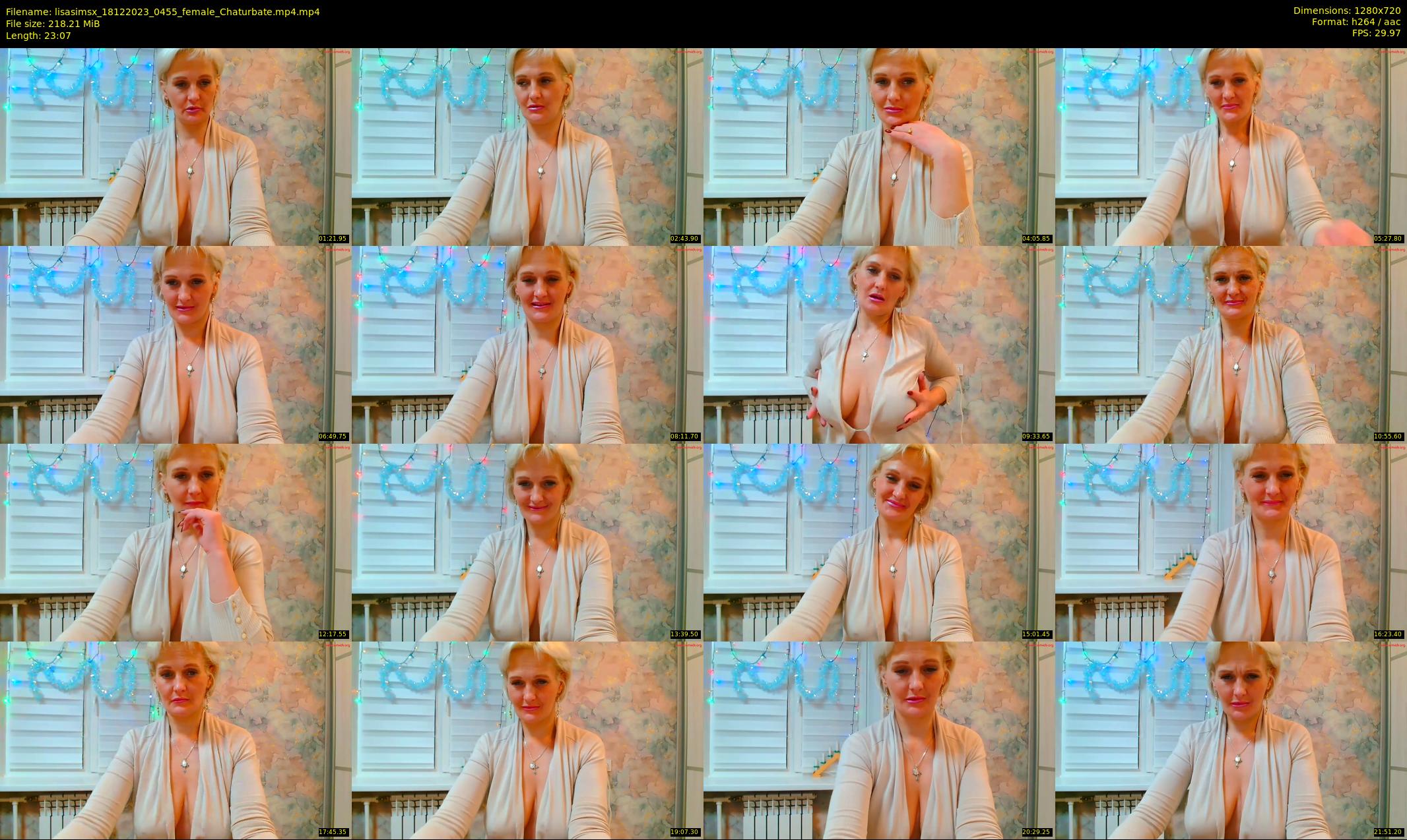 lisasimsx — 24 minute Chaturbate female cam show recording, 720p, Dec 18, 2023
