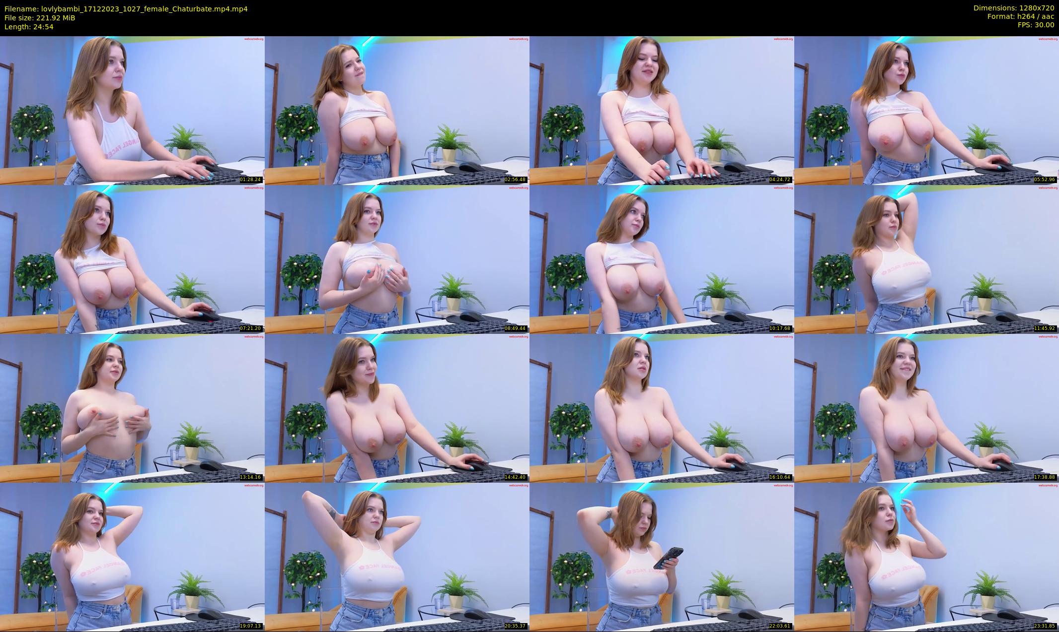 lovlybambi — 25 minute Chaturbate female cam show recording, 720p, Dec 17, 2023