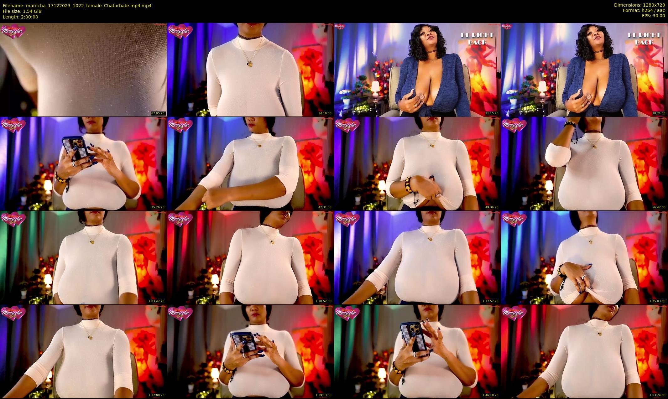 mariicha — 120 minute Chaturbate female cam show recording, 720p, Dec 17, 2023