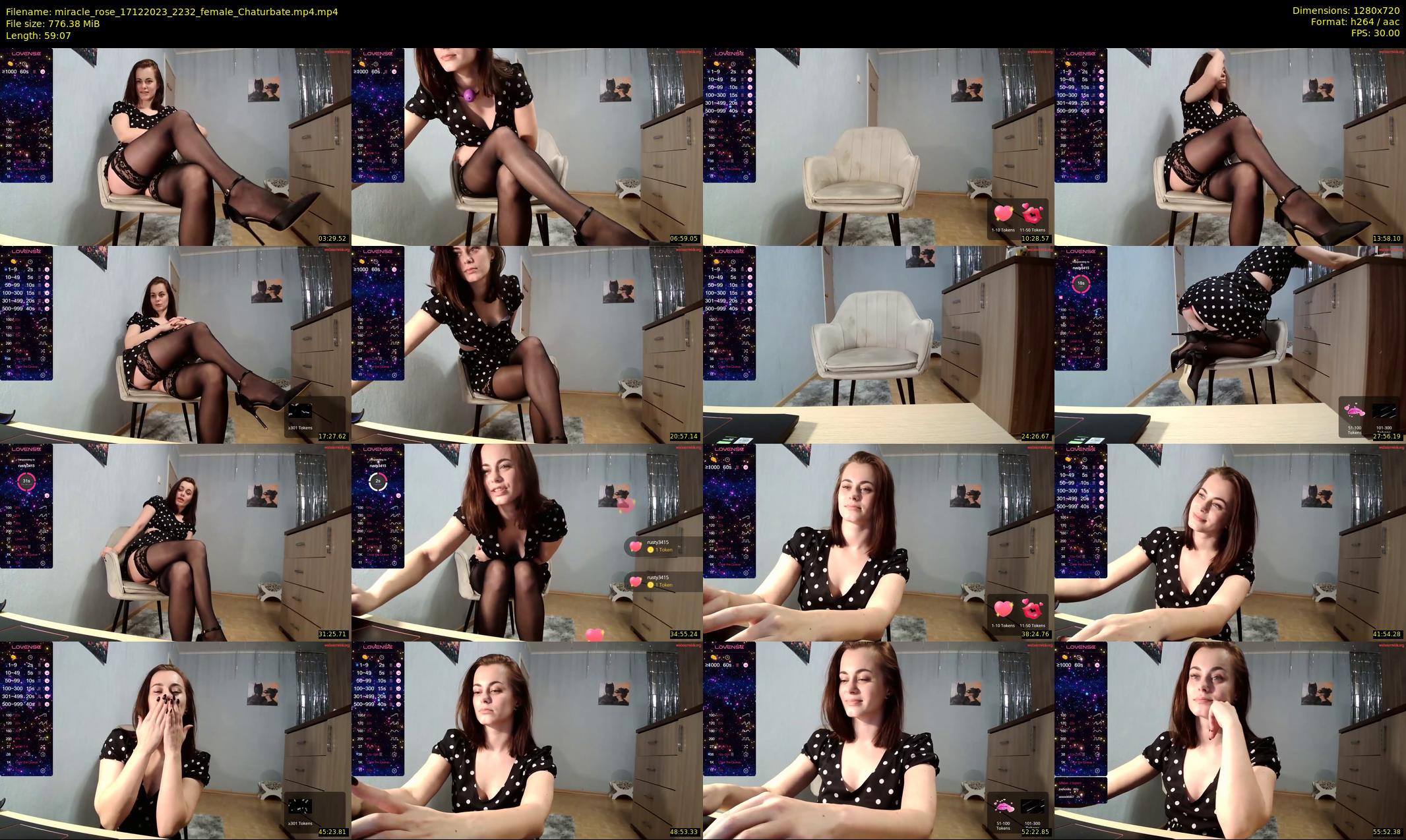 miracle_rose — 60 minute Chaturbate female cam show recording, 720p, Dec 17, 2023