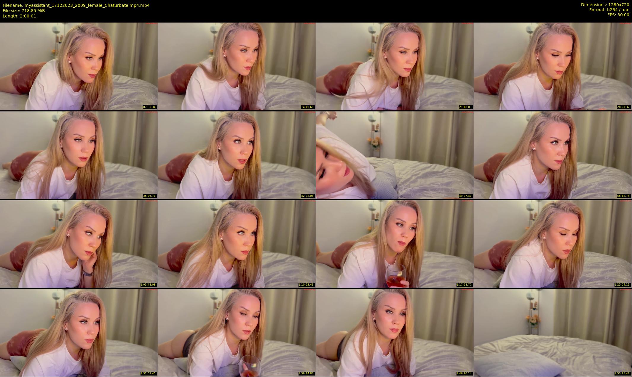 myassistant — 121 minute Chaturbate female cam show recording, 720p, Dec 17, 2023