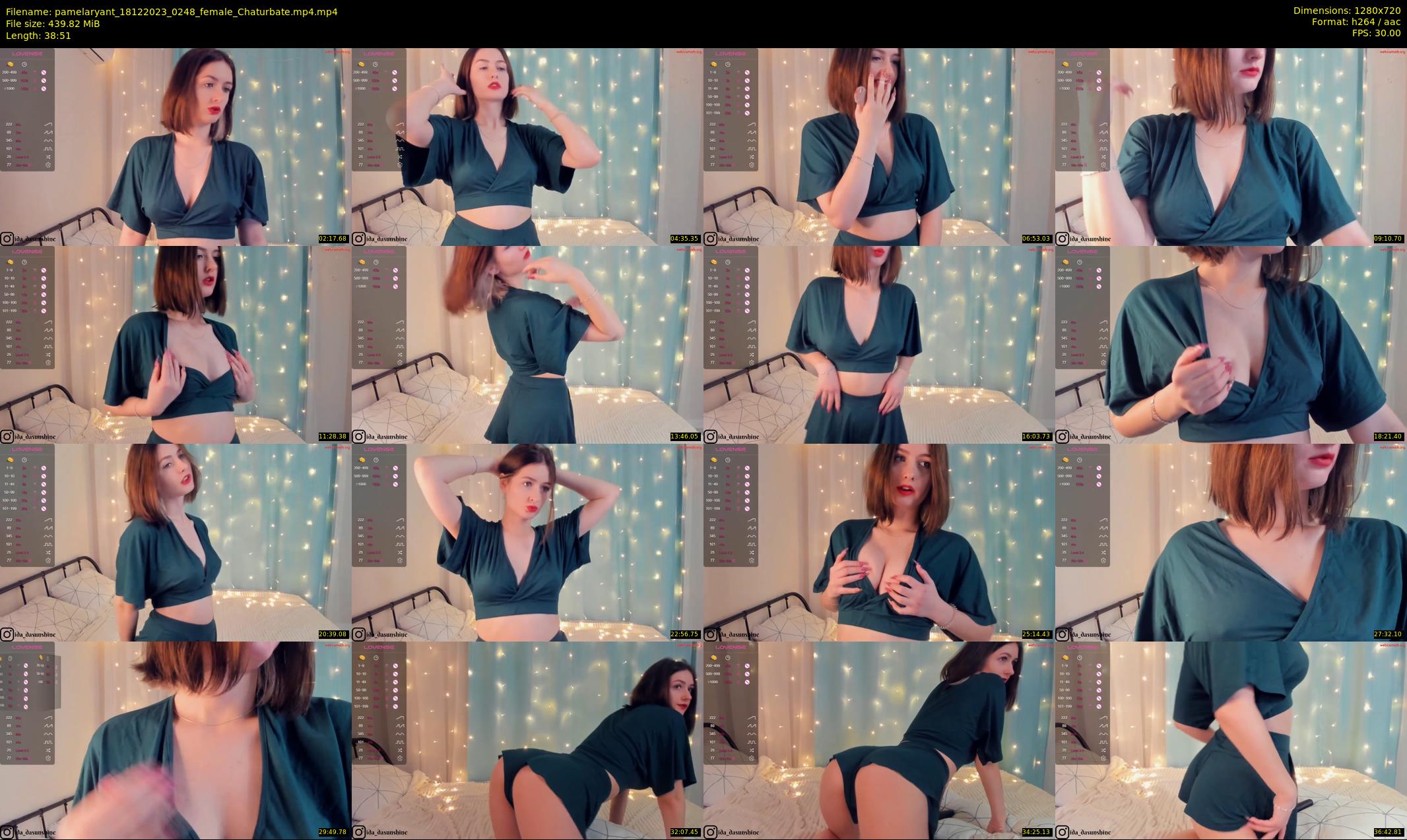 pamelaryant — 39 minute Chaturbate female cam show recording, 720p, Dec 18, 2023