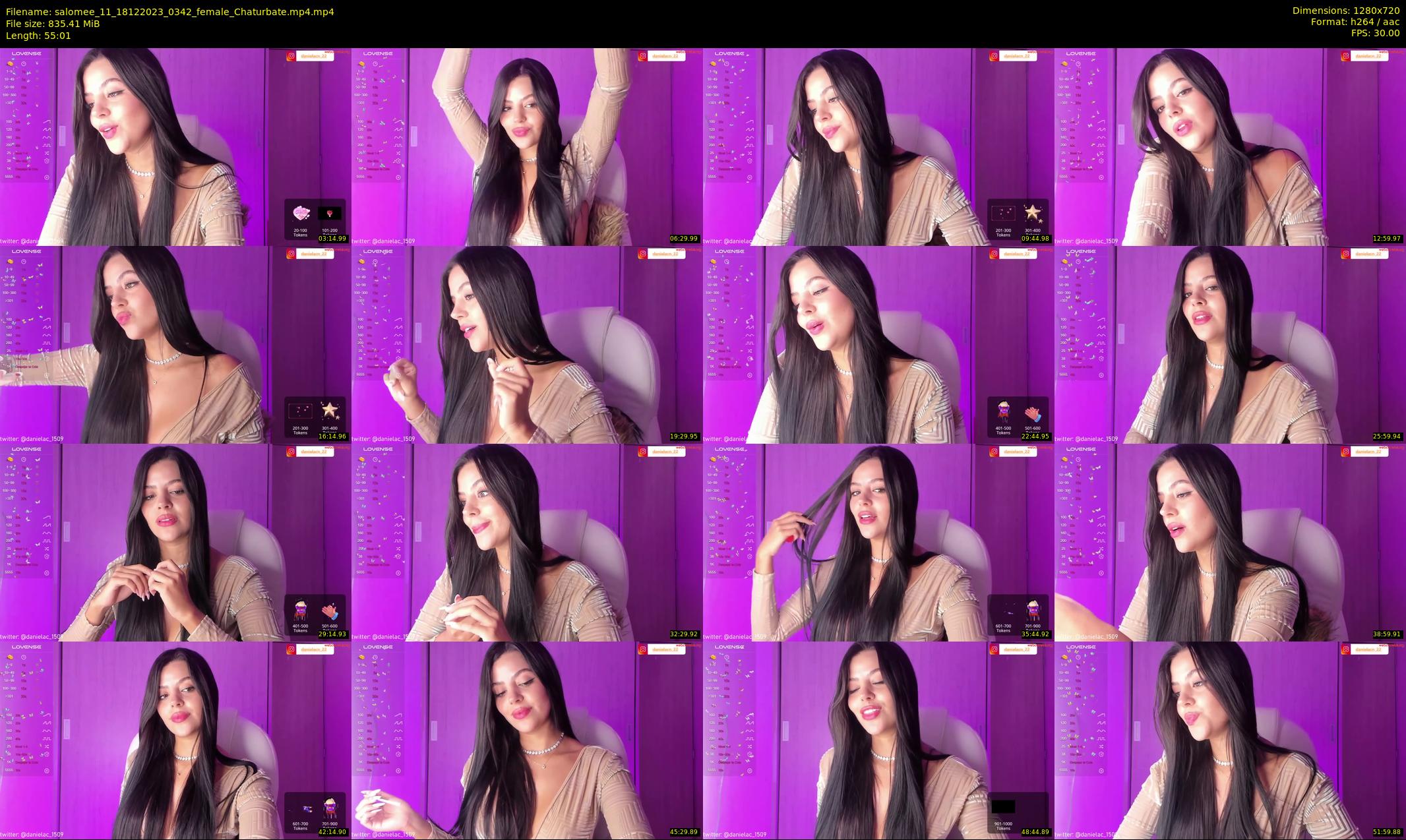 salomee_11 — 56 minute Chaturbate female cam show recording, 720p, Dec 18, 2023