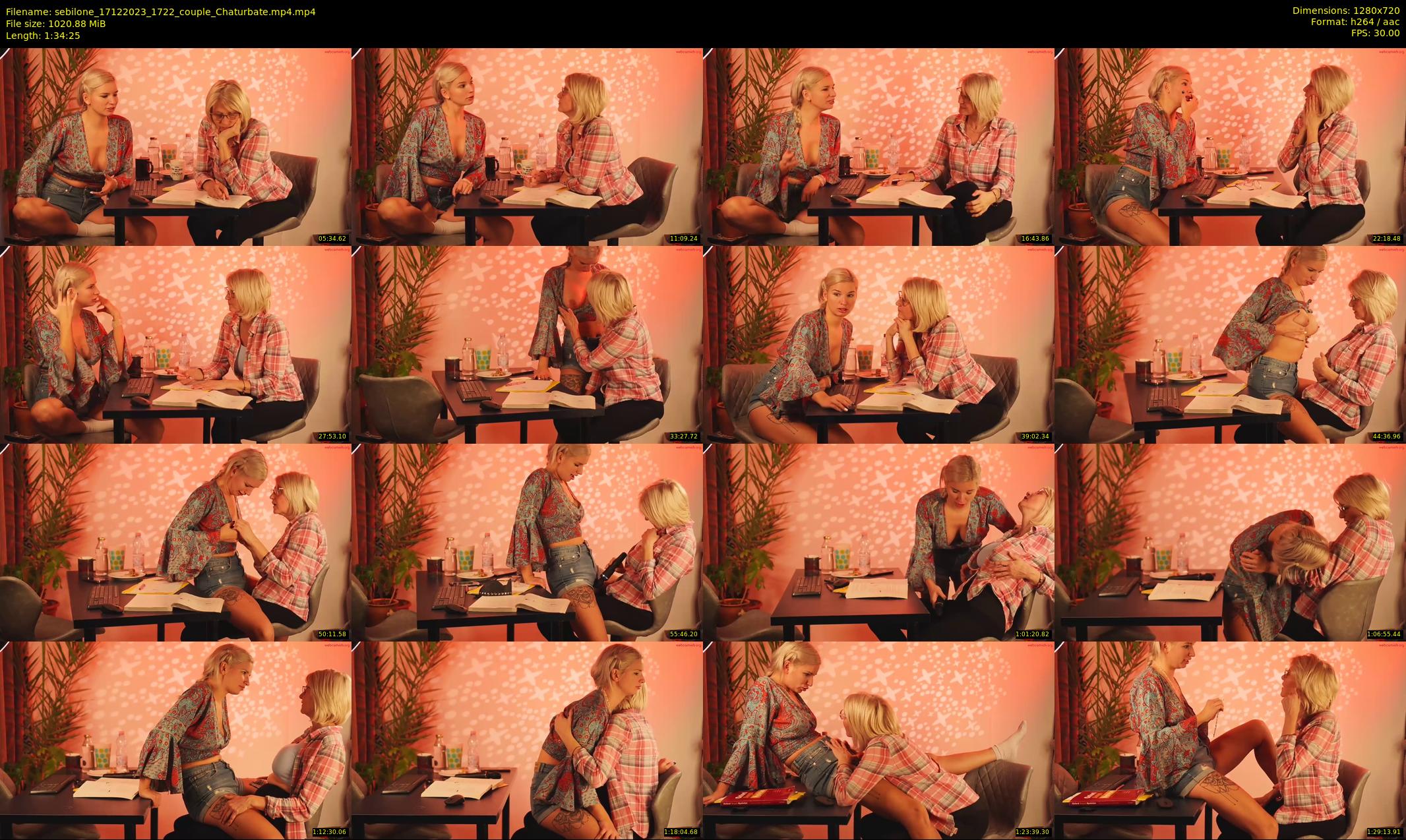 sebilone — 95 minute Chaturbate couple cam show recording, 720p, Dec 17, 2023