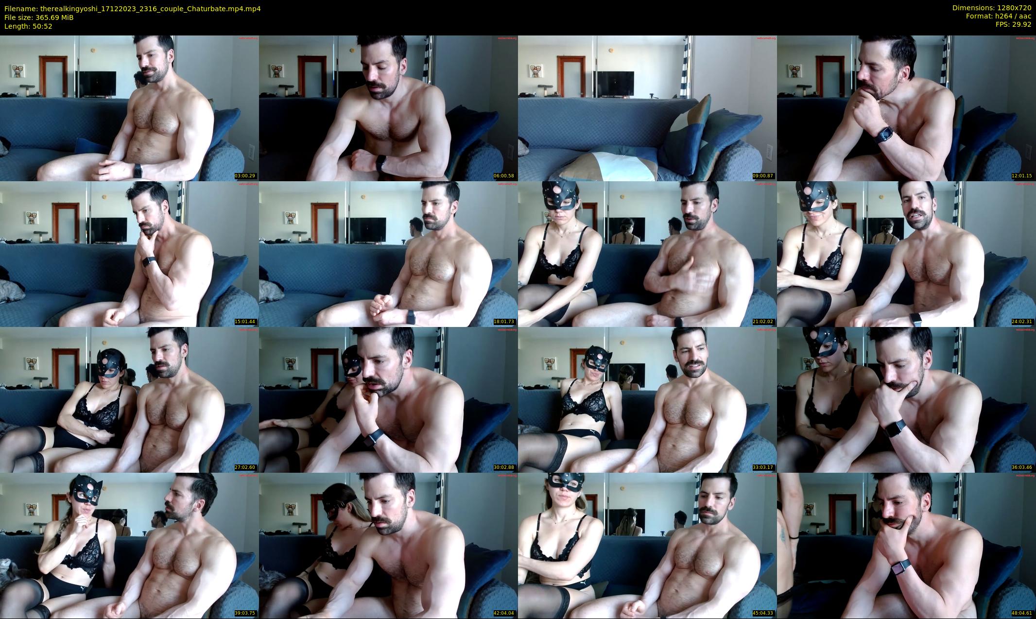 therealkingyoshi — 51 minute Chaturbate male cam show recording, 720p, Dec 17, 2023