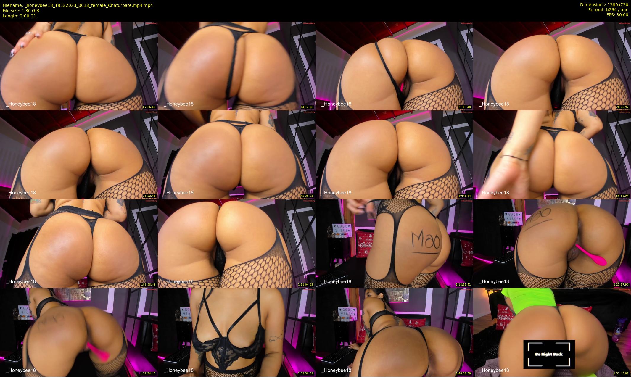 _honeybee18 — 121 minute Chaturbate female cam show recording, 720p, Dec 19, 2023