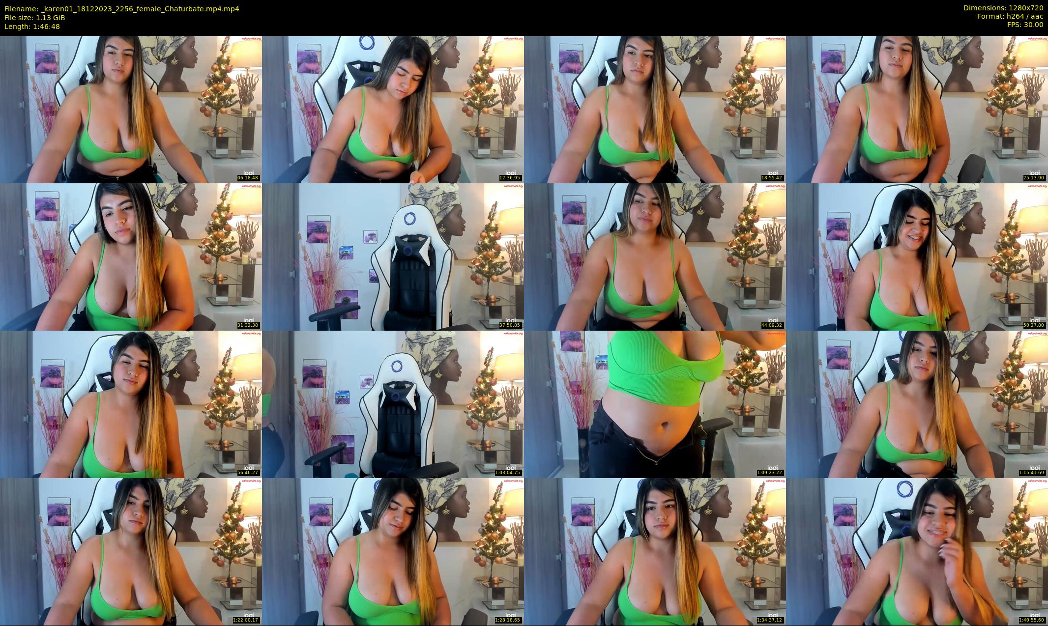 _karen01 — 107 minute Chaturbate female cam show recording, 720p, Dec 18, 2023
