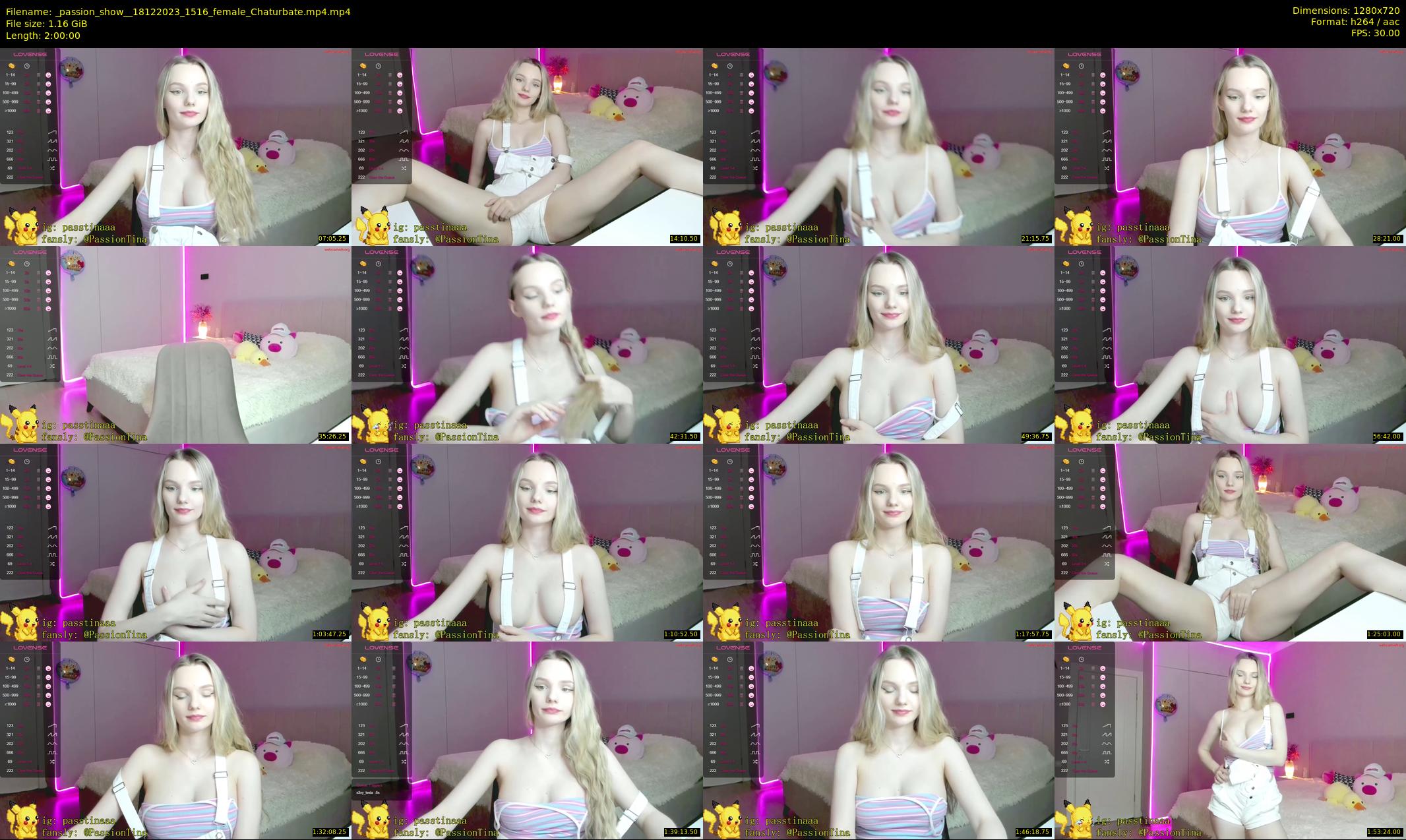 _passion_show_ — 120 minute Chaturbate couple cam show recording, 720p, Dec 18, 2023