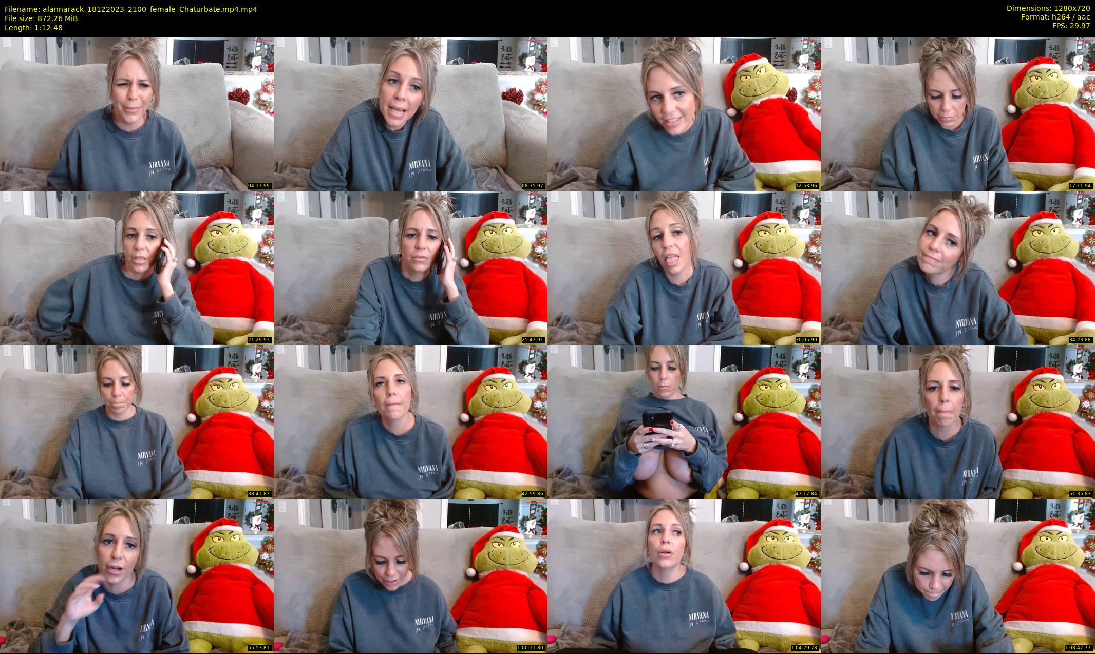 alannarack — 73 minute Chaturbate female cam show recording, 720p, Dec 18, 2023