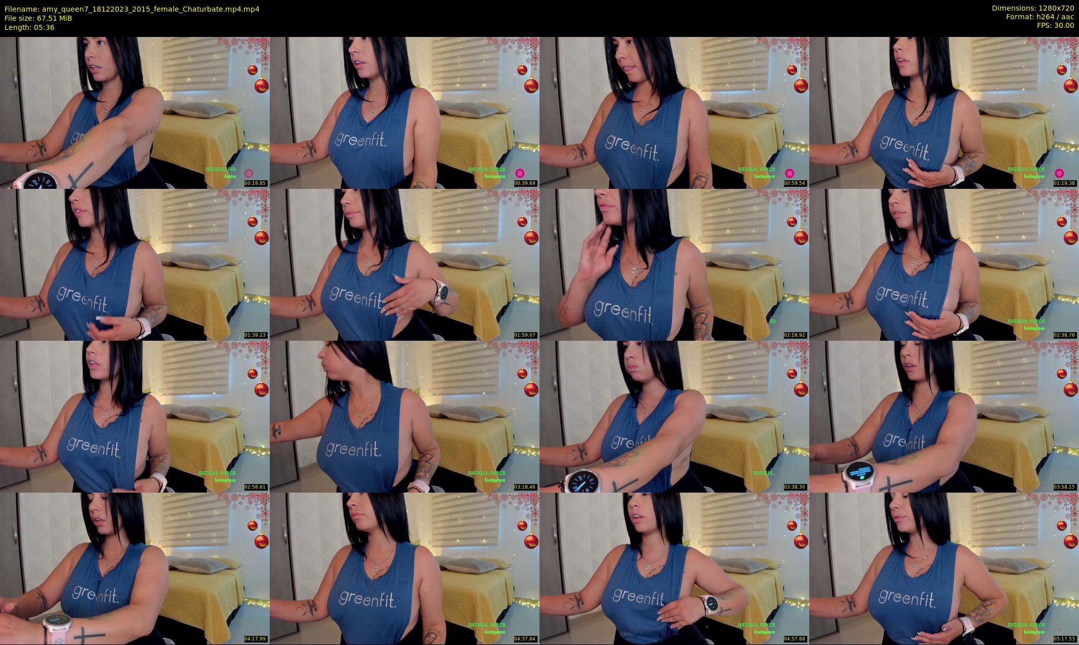 amy_queen7 — 6 minute Chaturbate female cam show recording, 720p, Dec 18, 2023