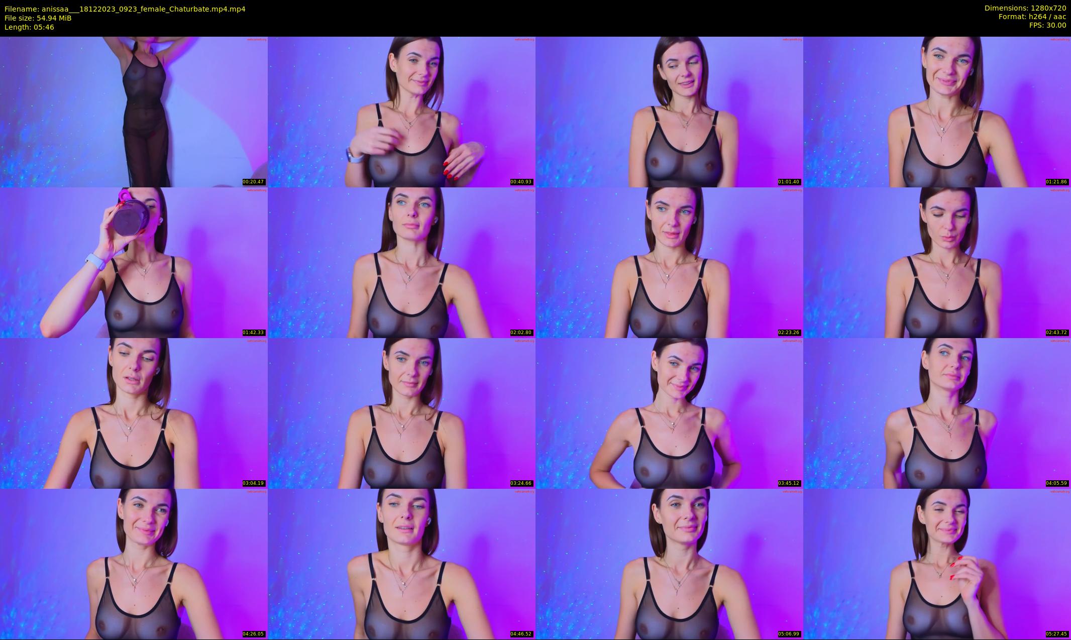 anissaa__ — 6 minute Chaturbate female cam show recording, 720p, Dec 18, 2023