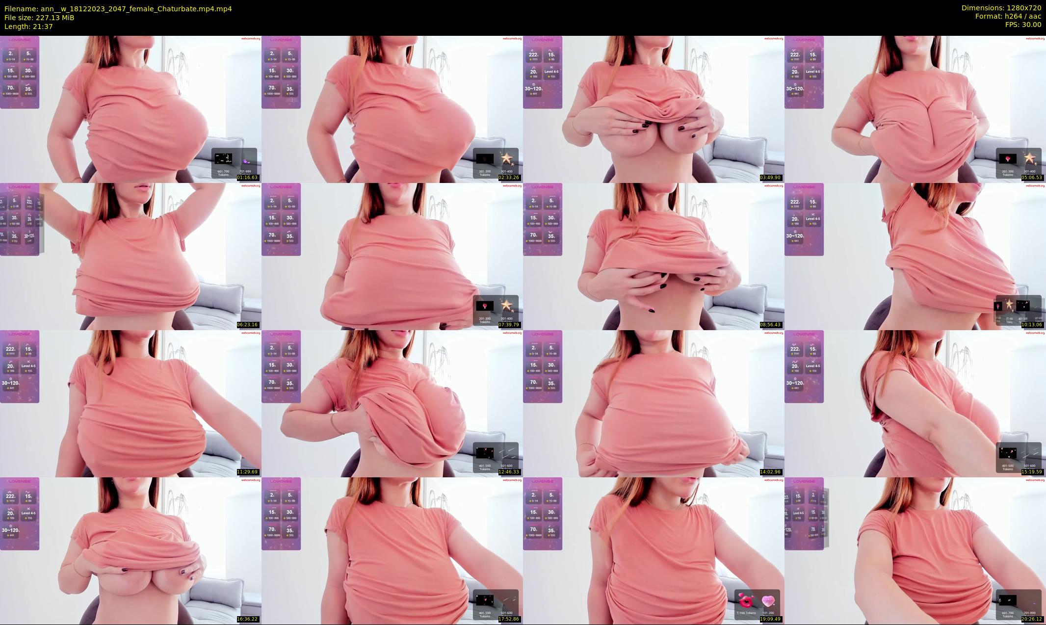 ann__w — 22 minute Chaturbate female cam show recording, 720p, Dec 18, 2023