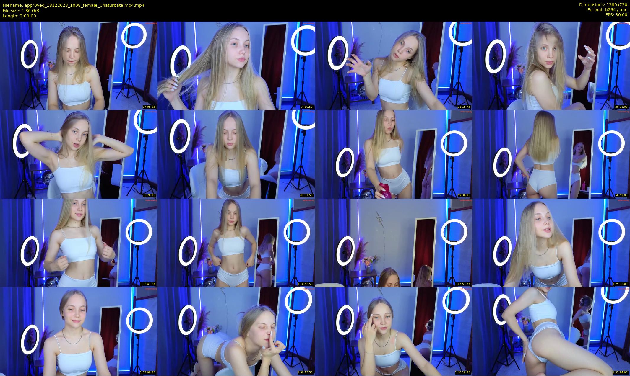 appr0ved — 120 minute Chaturbate female cam show recording, 720p, Dec 18, 2023