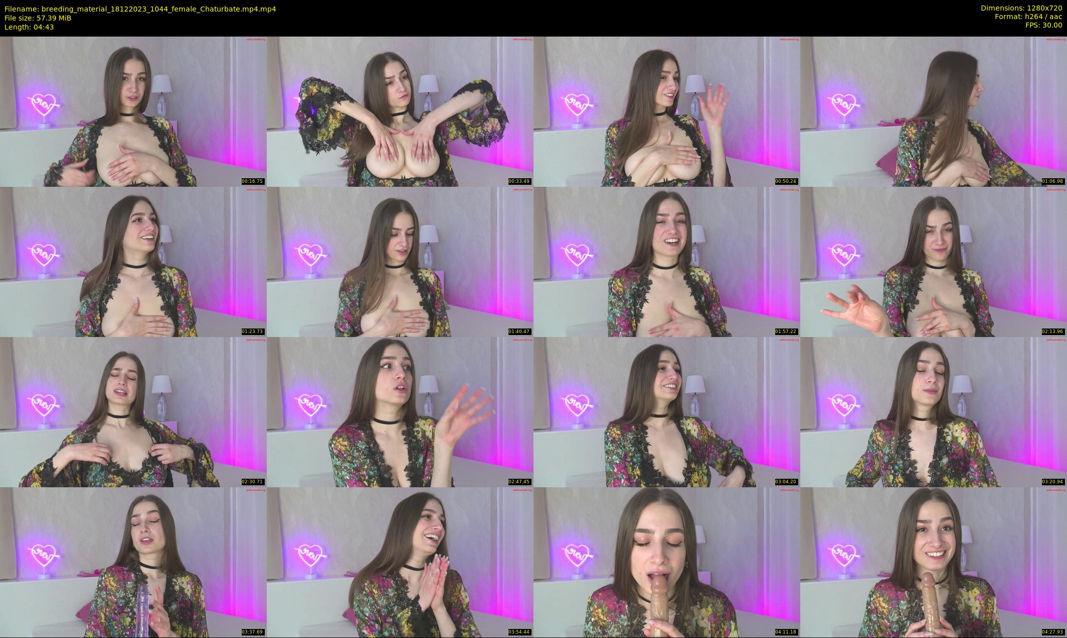 breeding_material — 5 minute Chaturbate female cam show recording, 720p, Dec 18, 2023