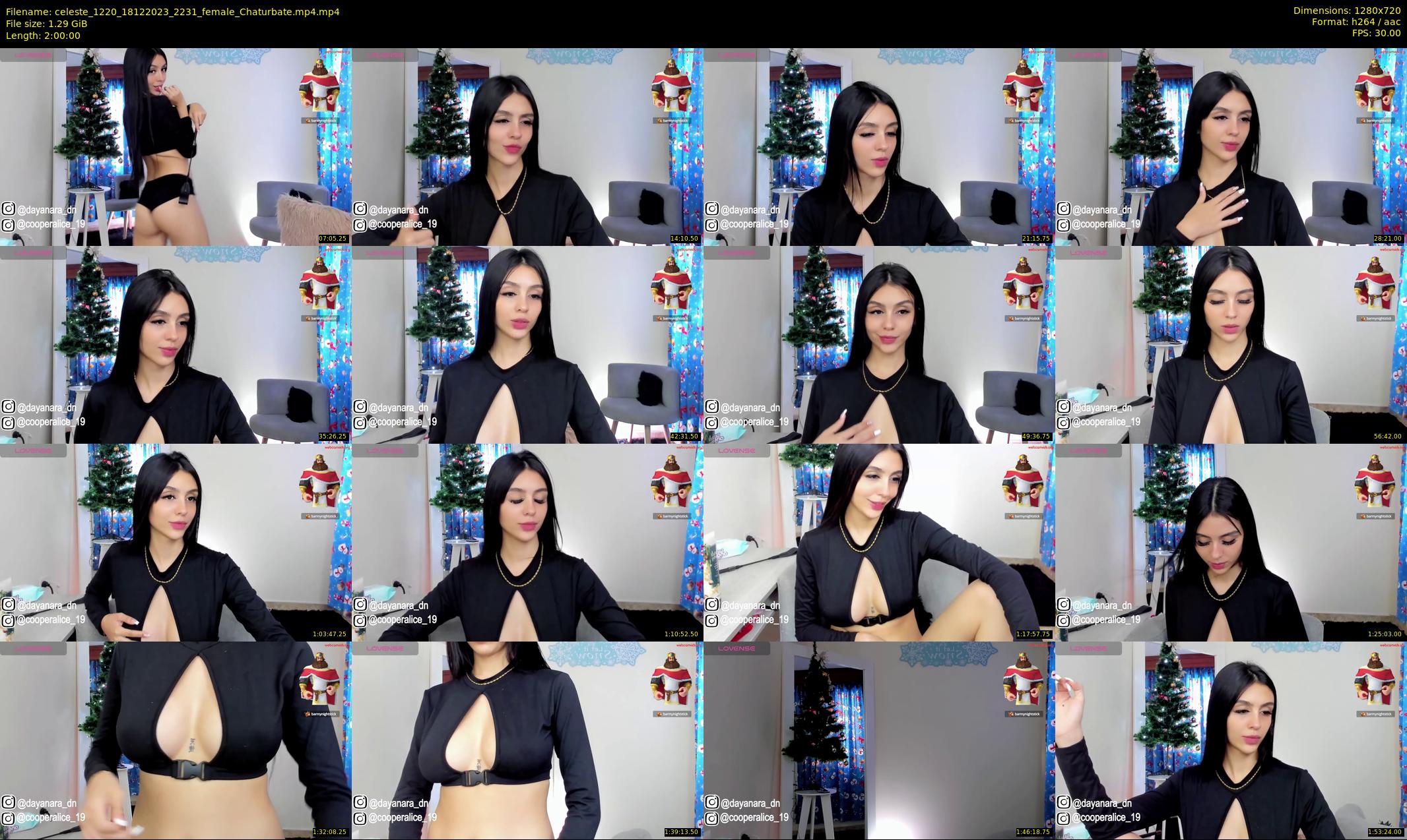 celeste_1220 — 120 minute Chaturbate female cam show recording, 720p, Dec 18, 2023