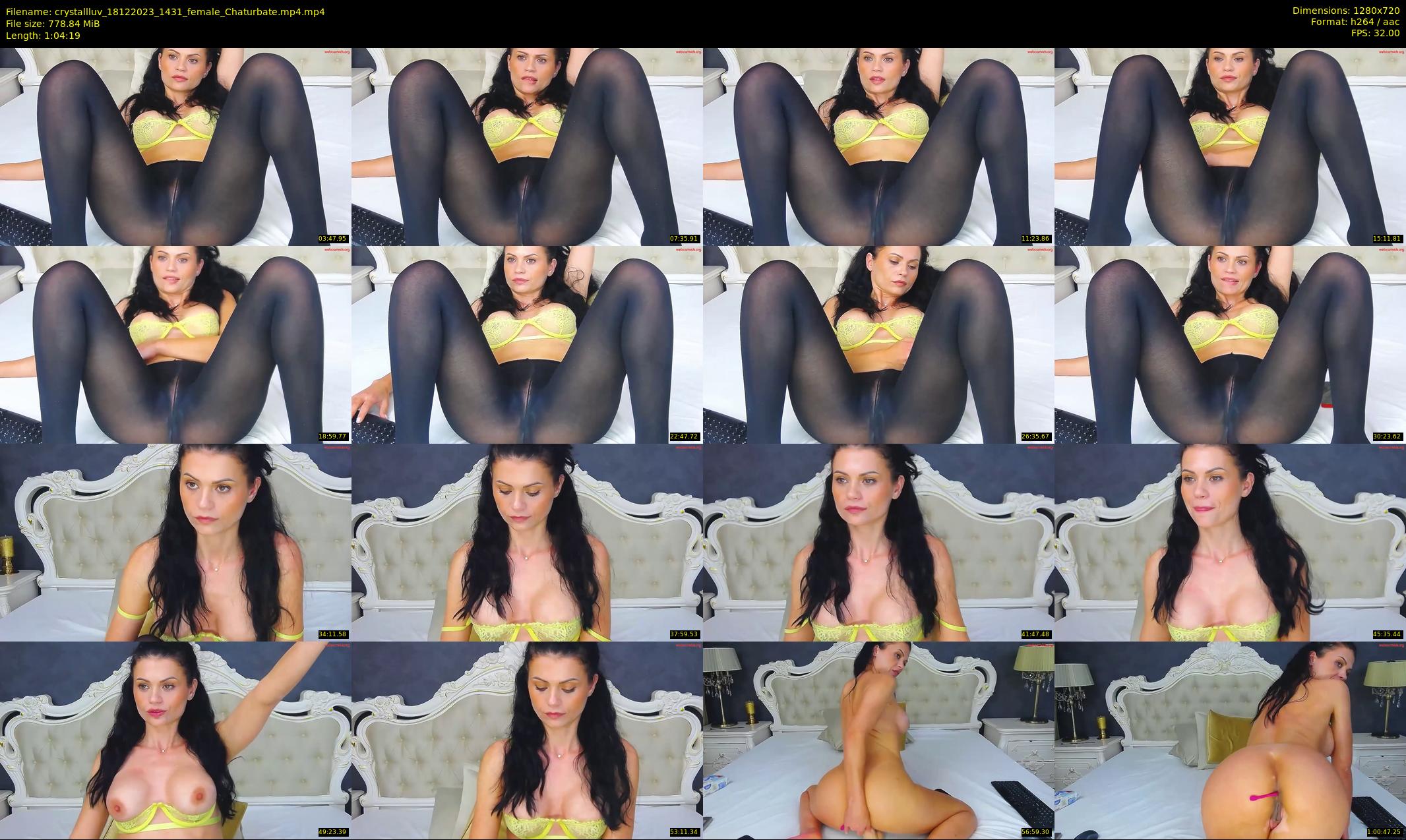 crystallluv — 65 minute Chaturbate female cam show recording, 720p, Dec 18, 2023
