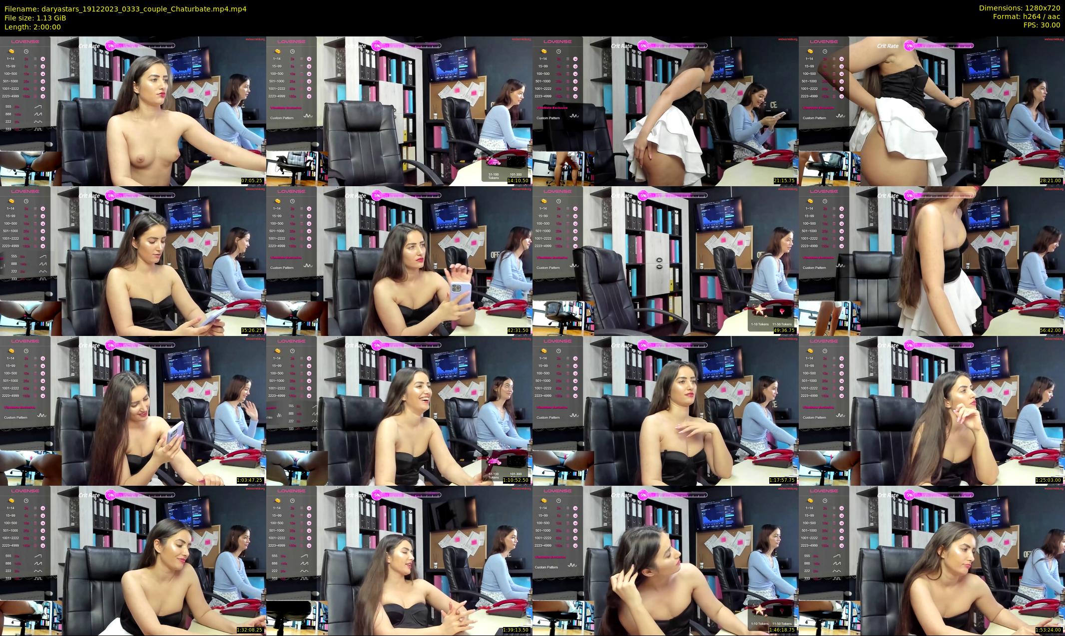 daryastars — 120 minute Chaturbate couple cam show recording, 720p, Dec 19, 2023