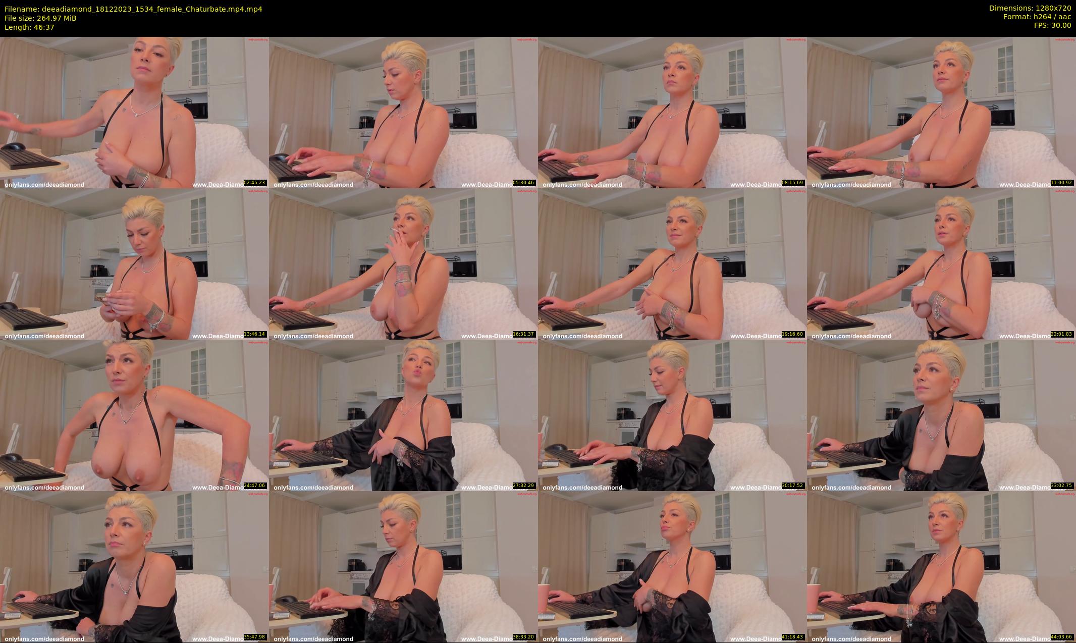deeadiamond — 47 minute Chaturbate female cam show recording, 720p, Dec 18, 2023