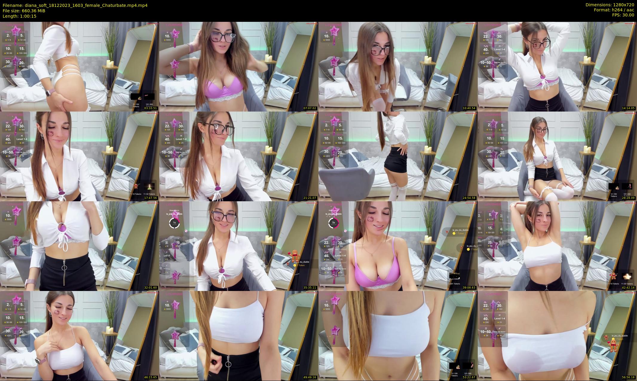 diana_soft — 61 minute Chaturbate female cam show recording, 720p, Dec 18, 2023