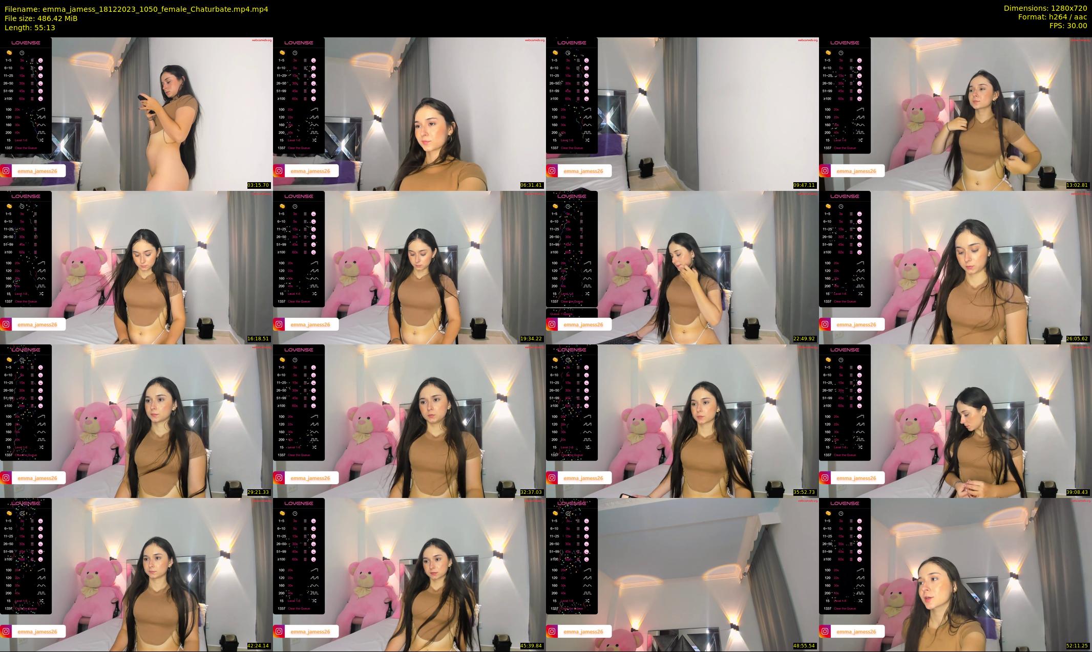 emma_jamess — 56 minute Chaturbate female cam show recording, 720p, Dec 18, 2023
