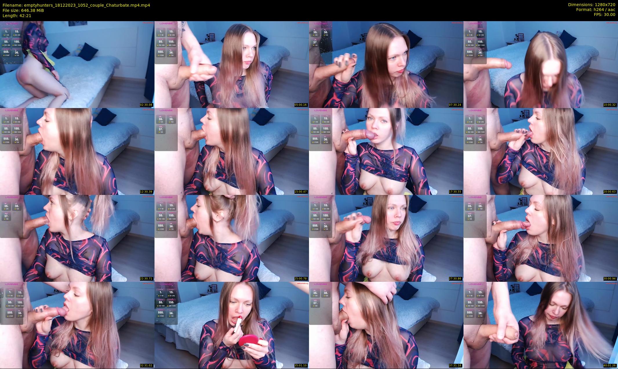 emptyhunters — 43 minute Chaturbate couple cam show recording, 720p, Dec 18, 2023