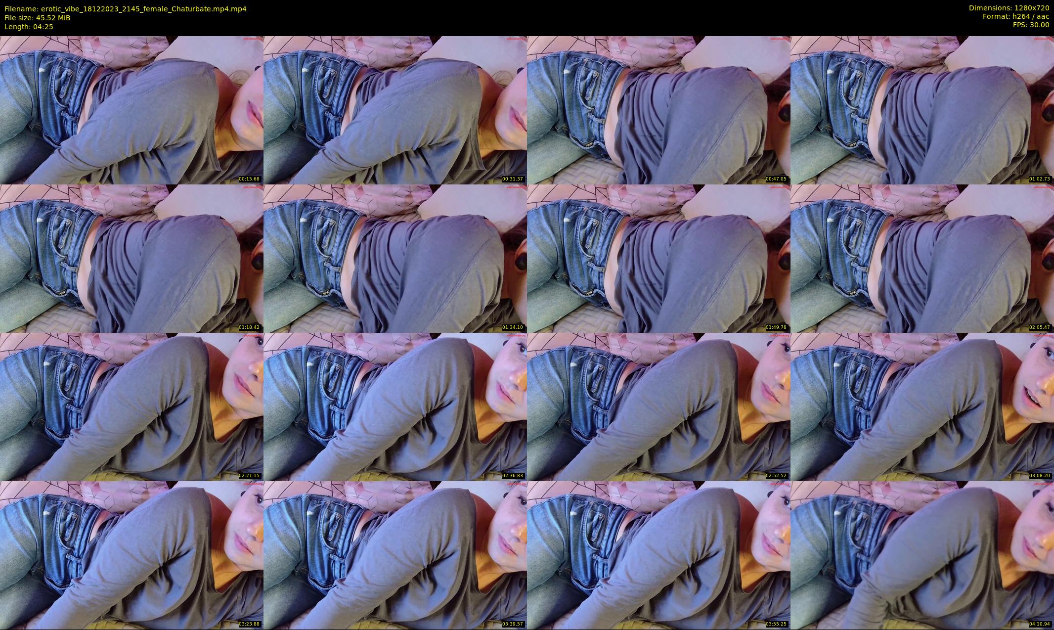 erotic_vibe — 5 minute Chaturbate female cam show recording, 720p, Dec 18, 2023