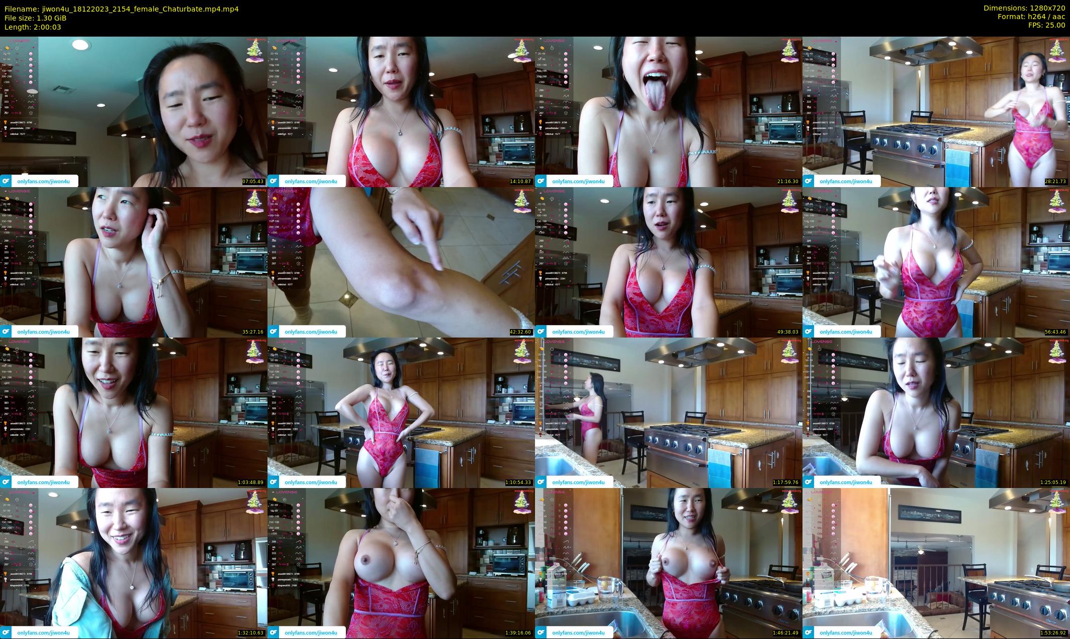 jiwon4u — 121 minute Chaturbate female cam show recording, 720p, Dec 18, 2023