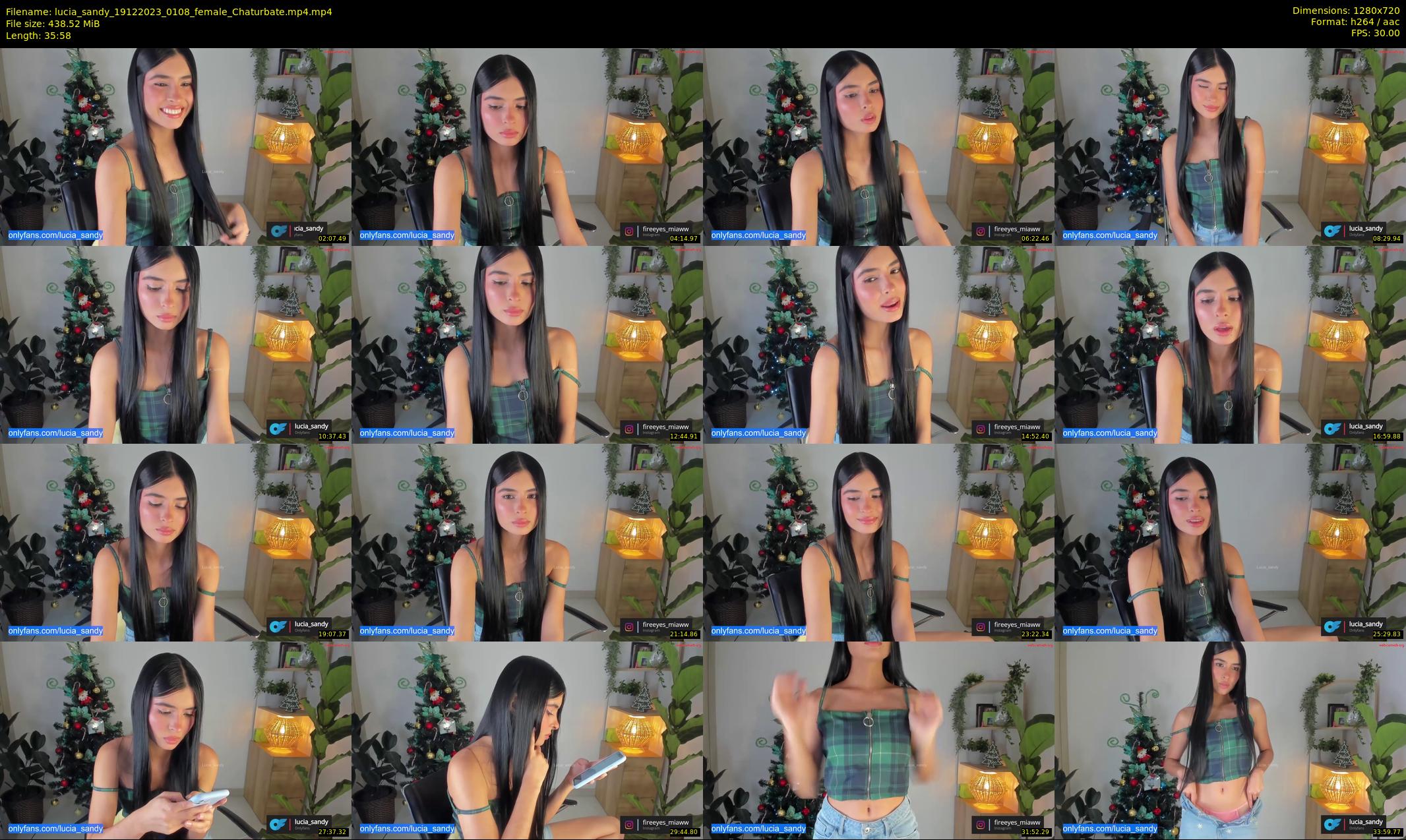 lucia_sandy — 36 minute Chaturbate female cam show recording, 720p, Dec 19, 2023