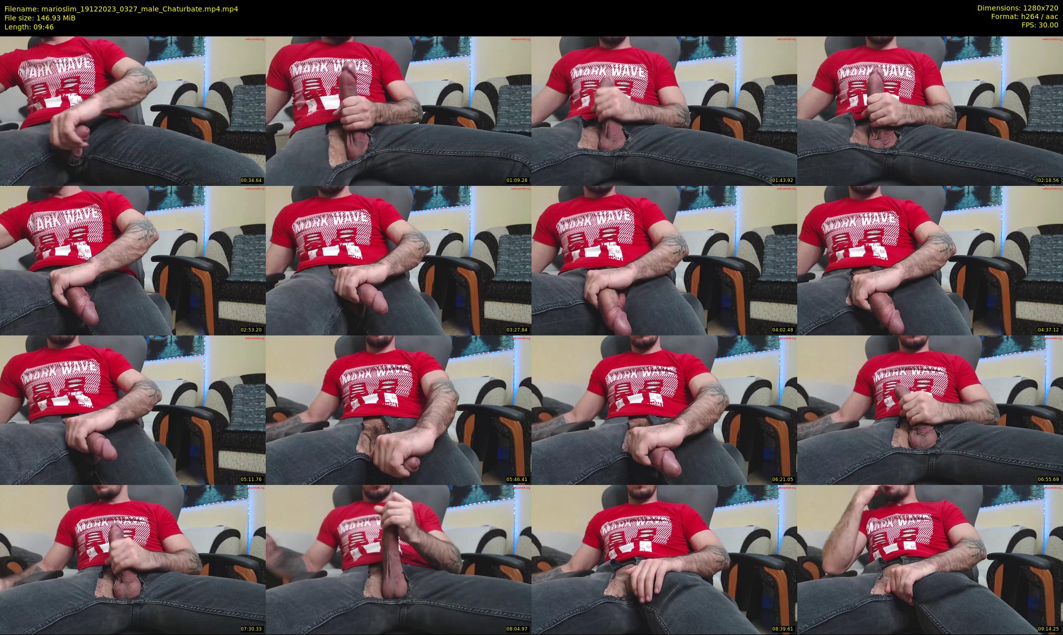 marioslim — 10 minute Chaturbate male cam show recording, 720p, Dec 19, 2023