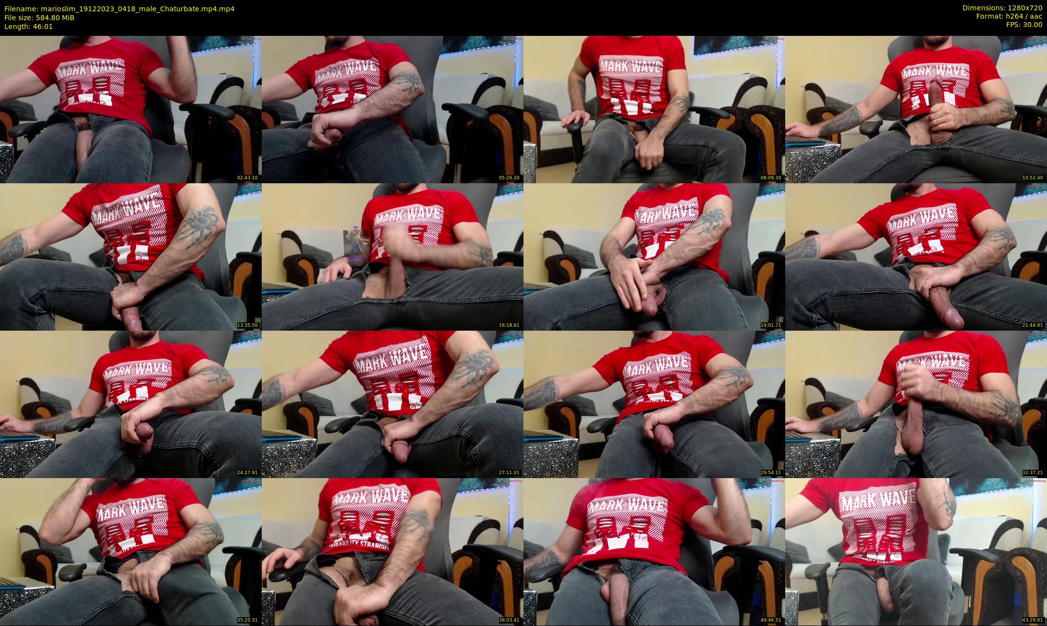 marioslim — 47 minute Chaturbate male cam show recording, 720p, Dec 19, 2023